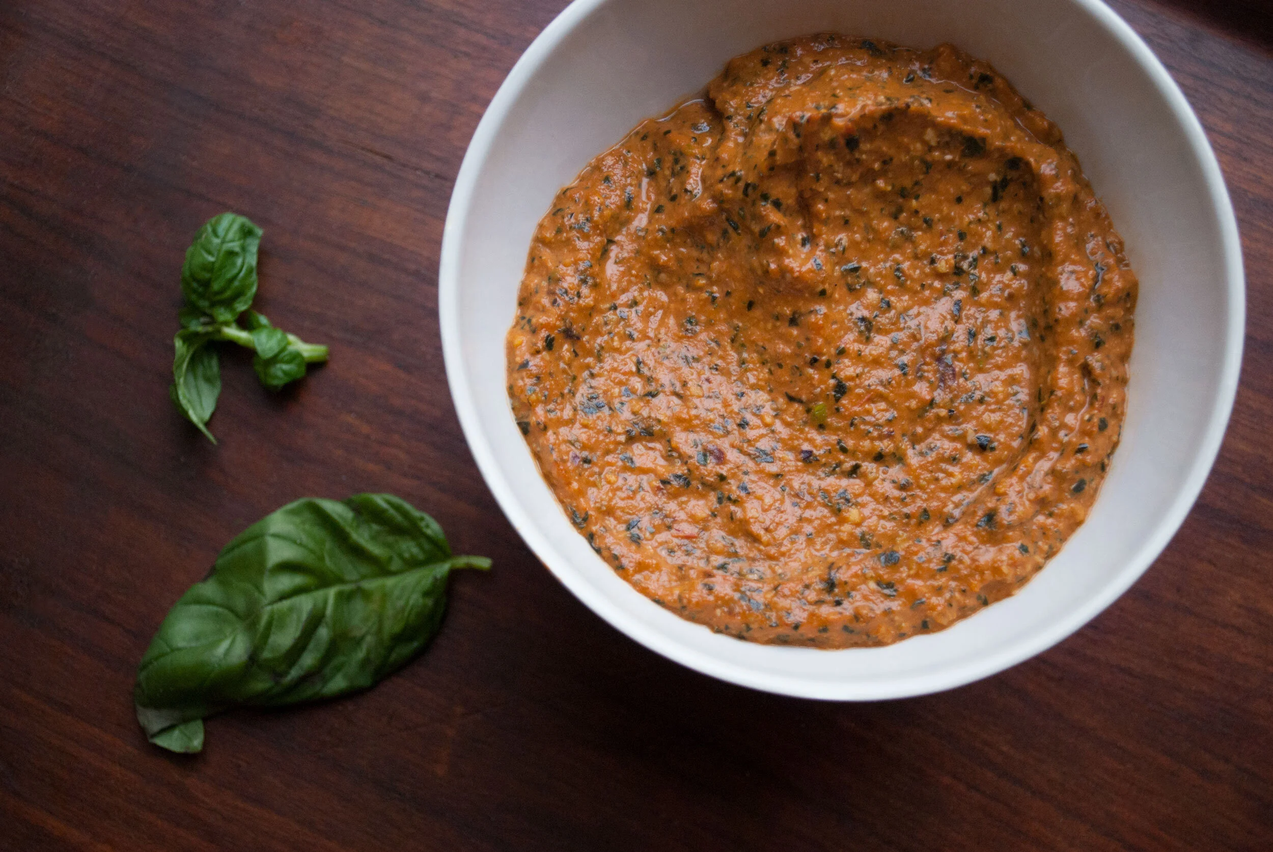 Vegan Roasted Red Pepper Pesto