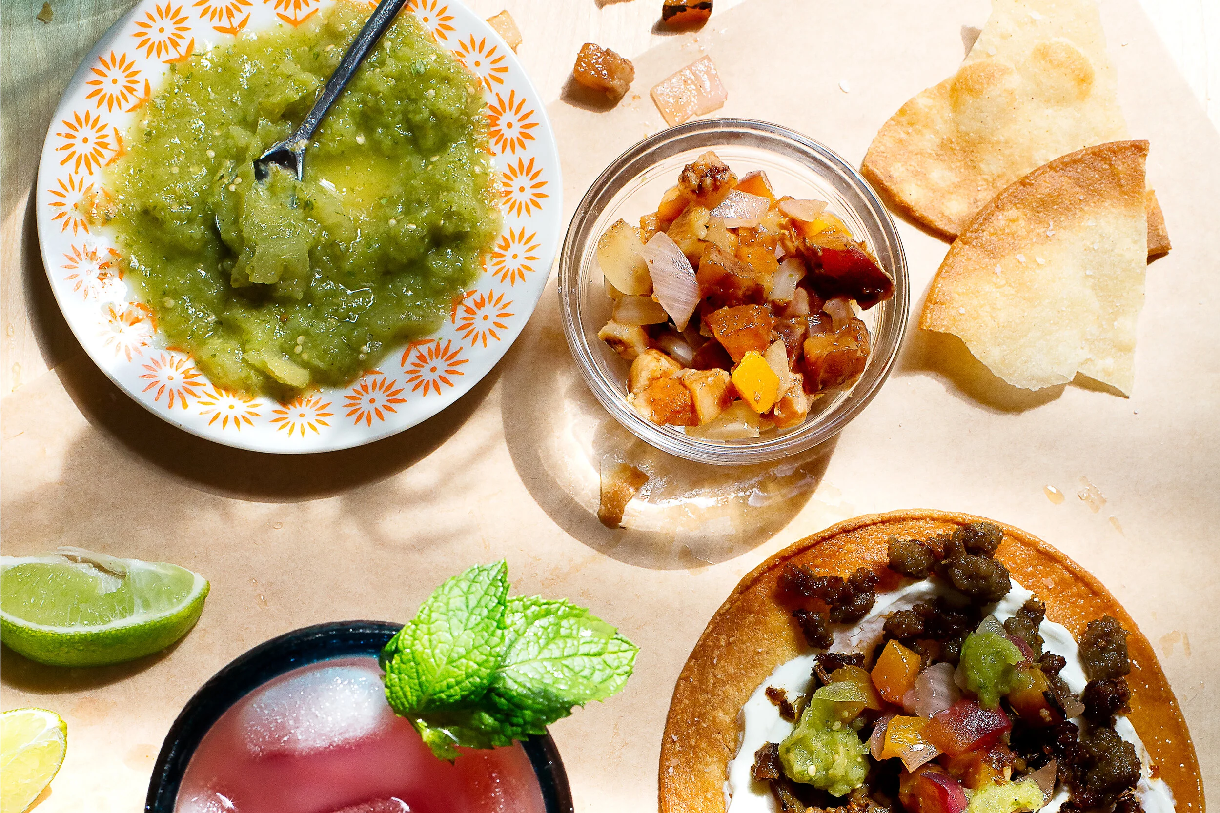 Grilled Peach Pico