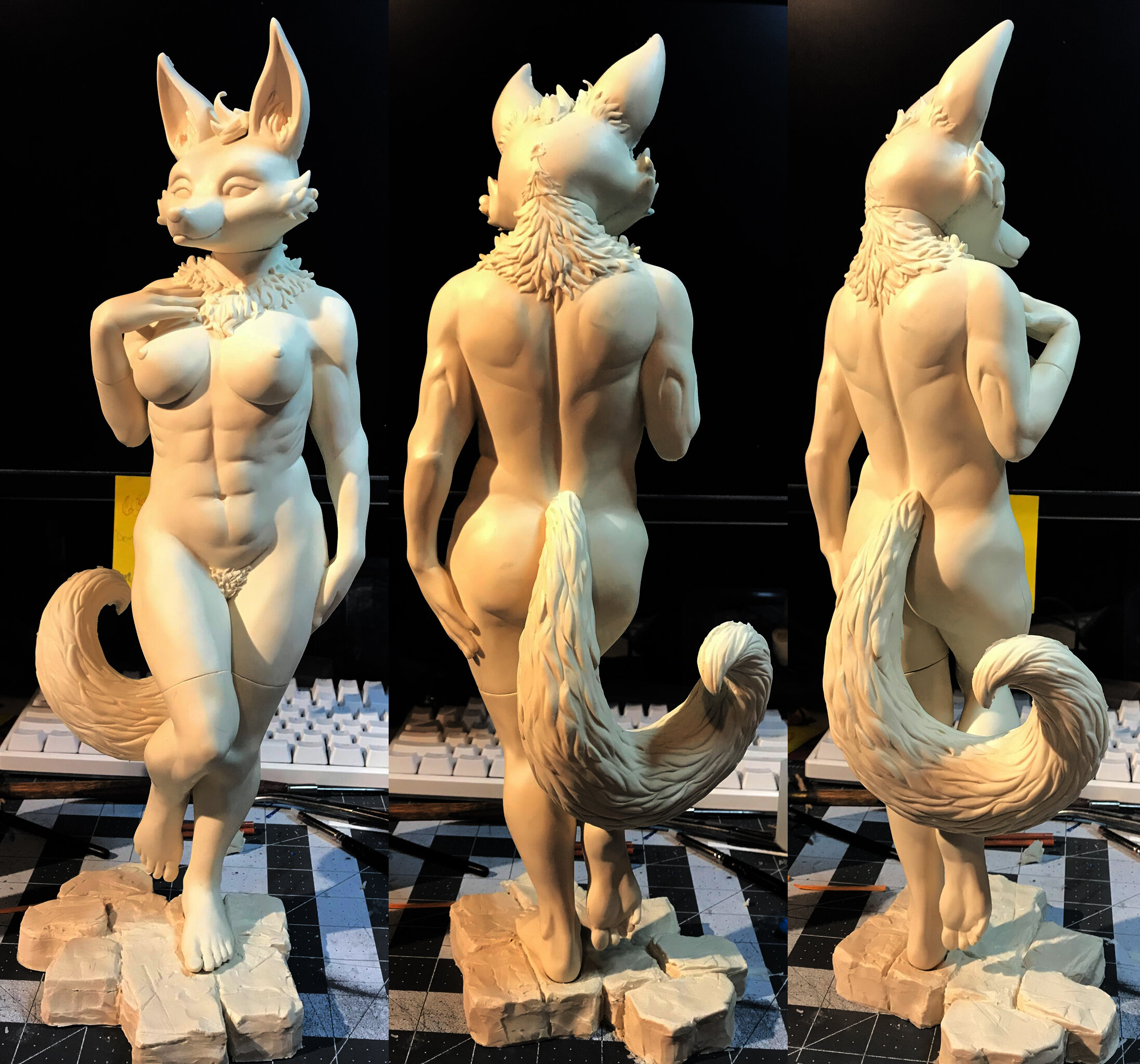 Foxy! Resin Cast Figure