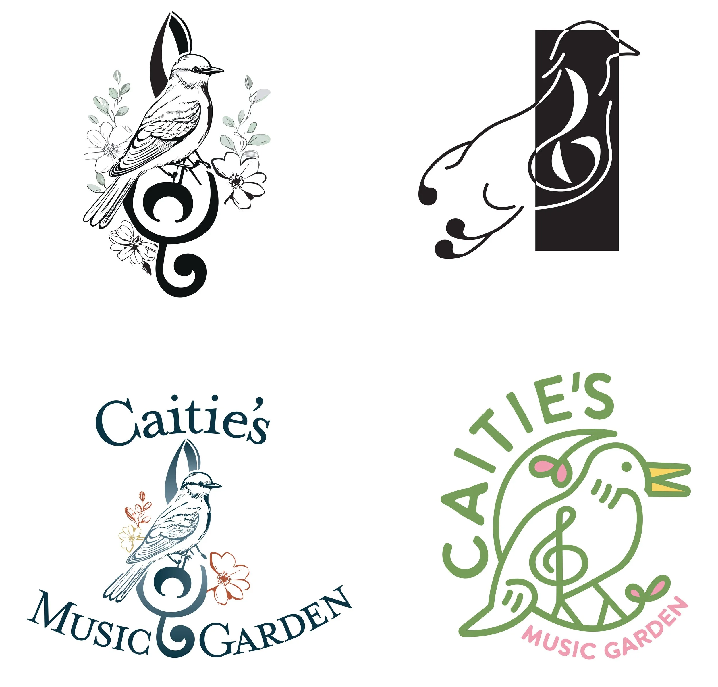   2024 - Logo exploration for music school in Salt Lake City. 