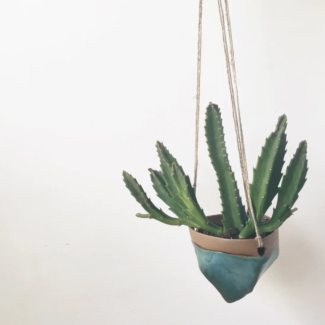 Ceramic Hanging Planter by Kristen Saksa Juen