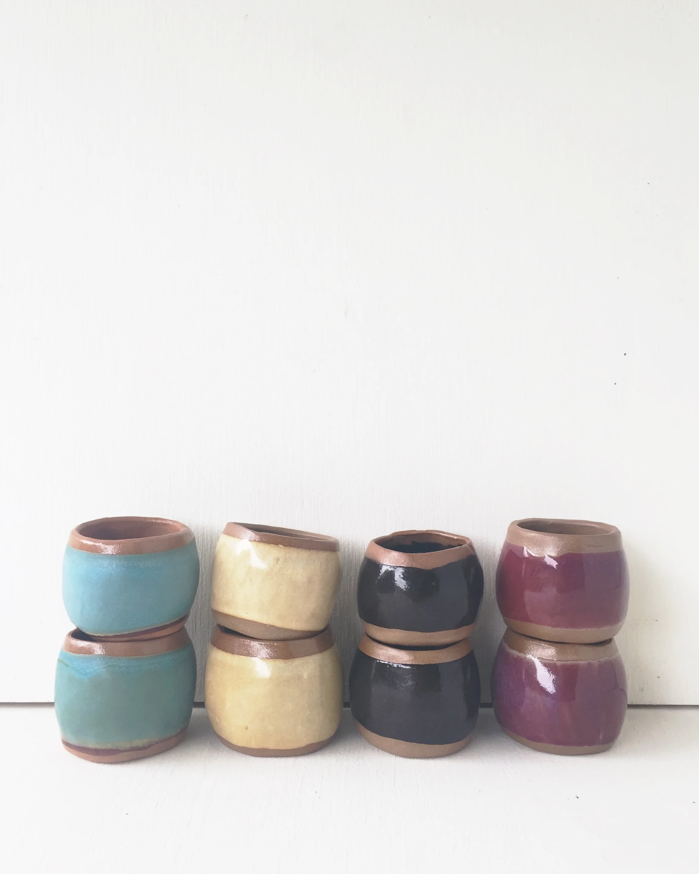 Petite Ceramic Planters by Kristen Saksa Juen