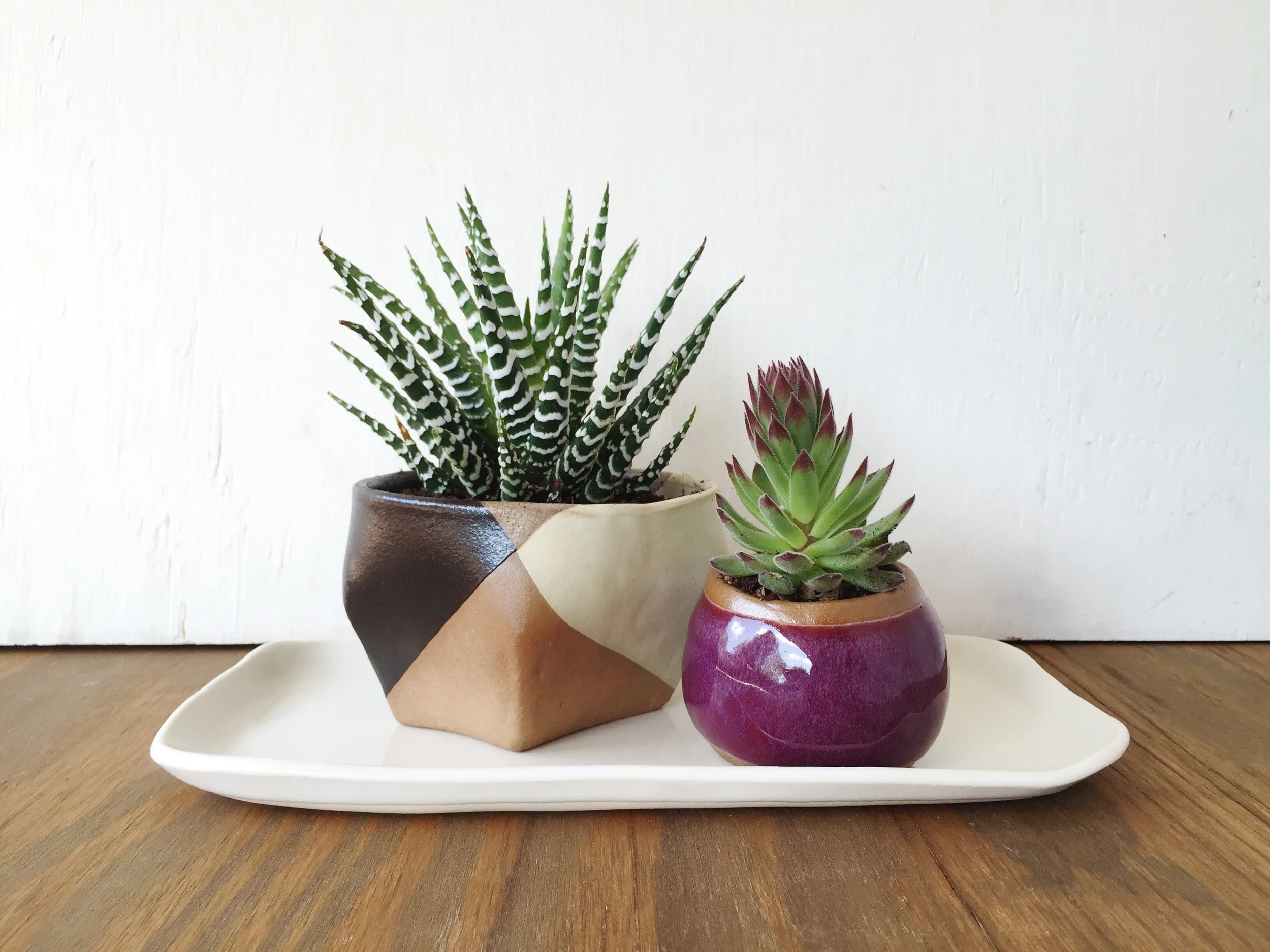Ceramic Planters by Kristen Saksa Juen