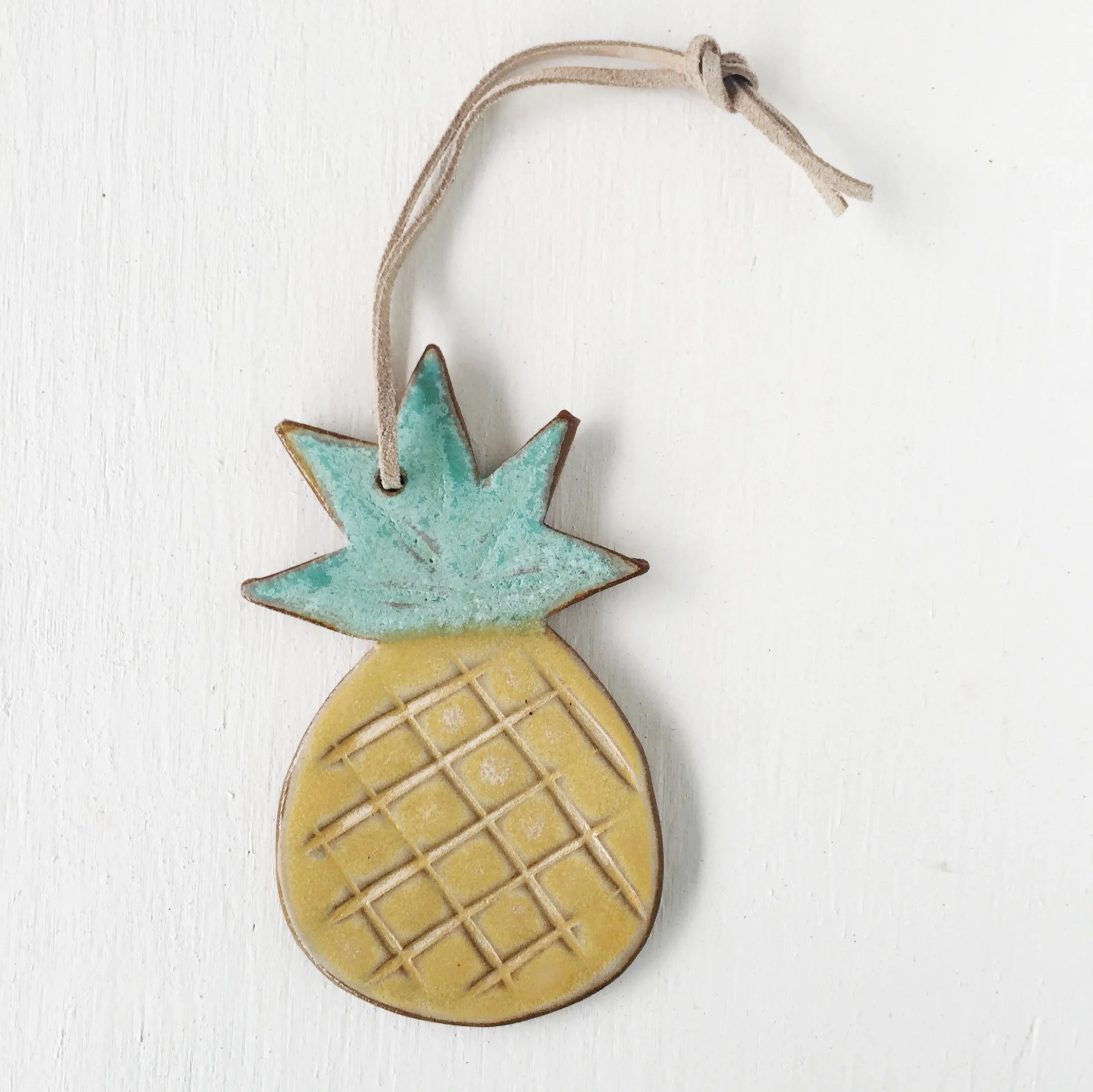 Pineapple Ornament by Kristen Saksa Juen