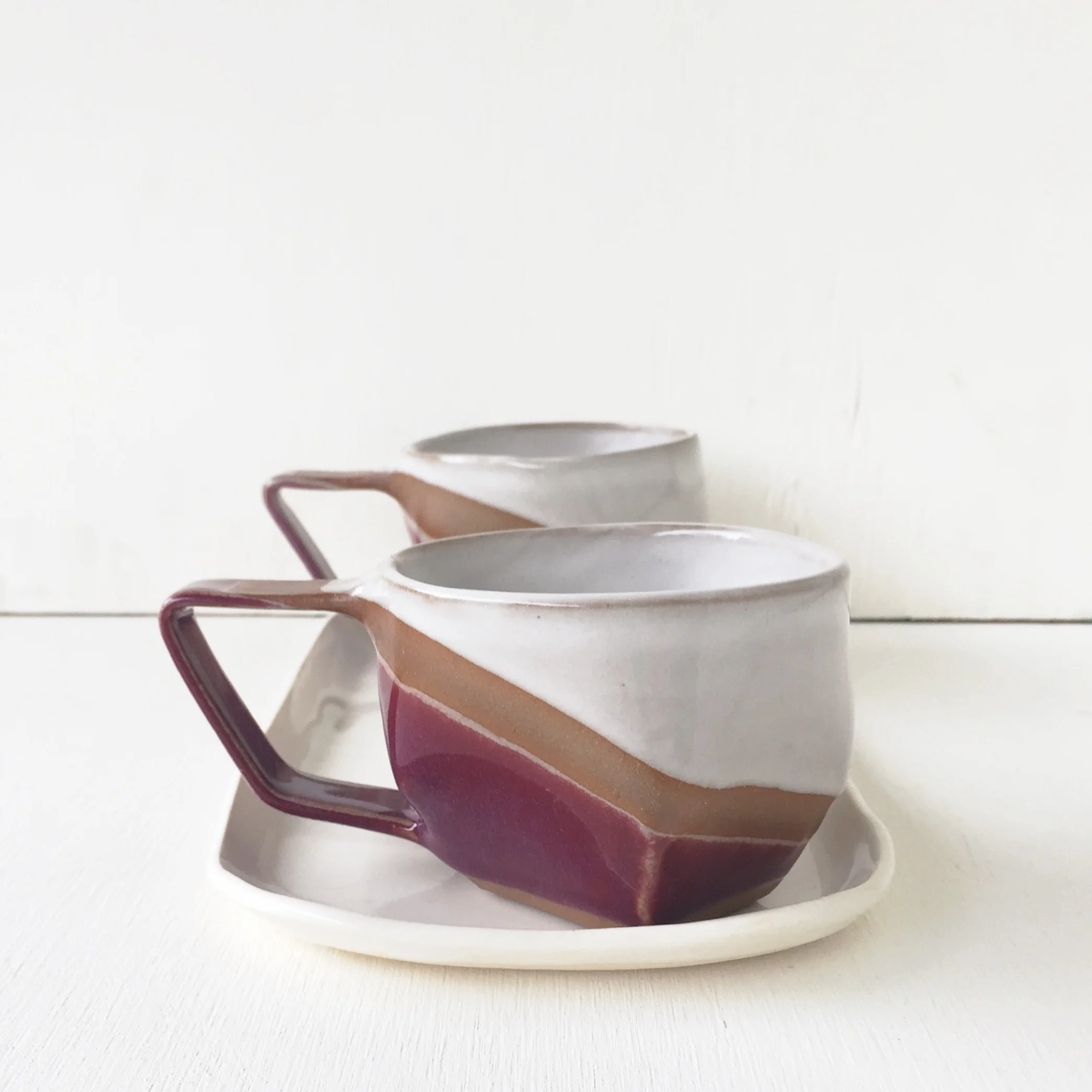 Ceramic Teacups by Kristen Saksa Juen