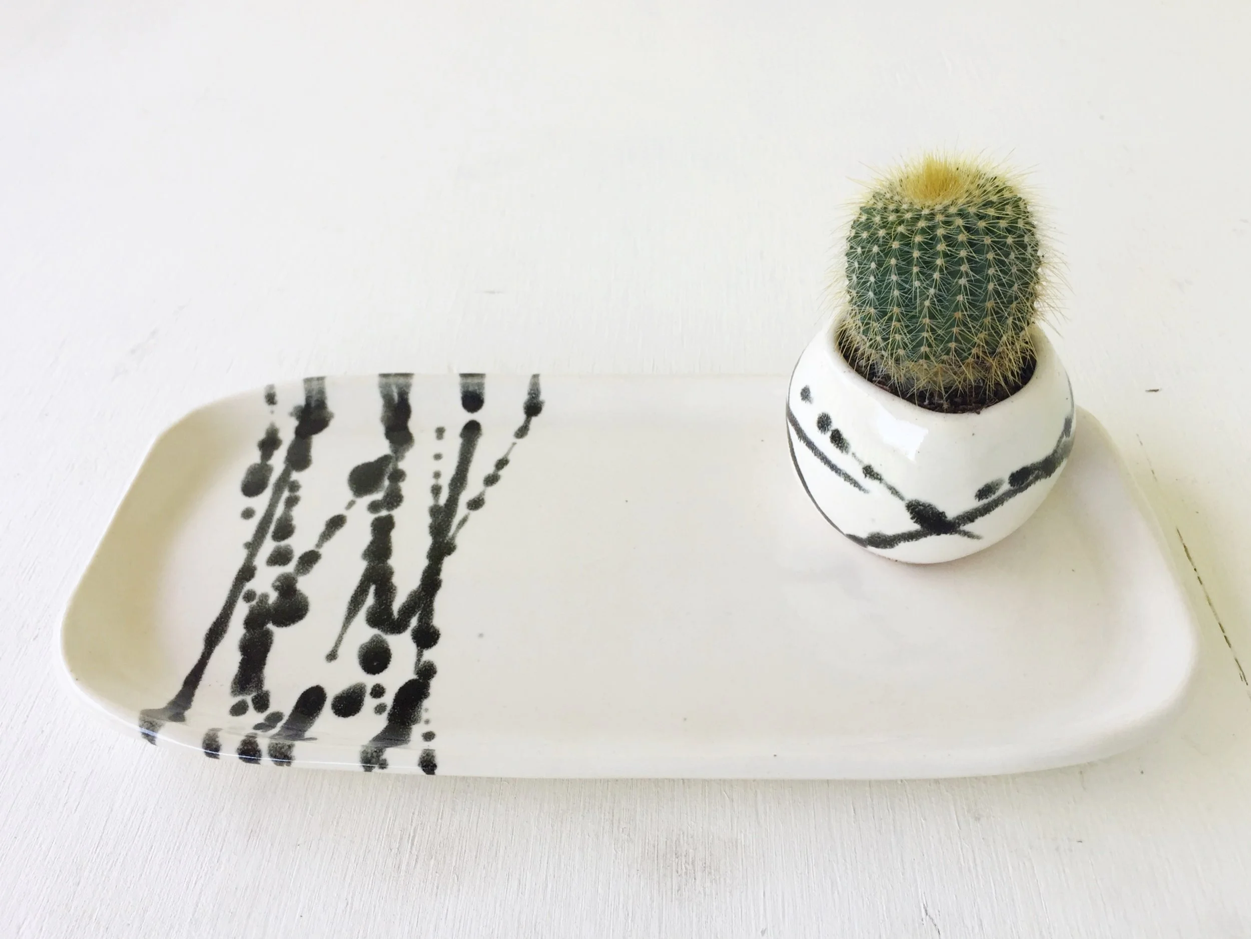Ceramic Ink Tray by Kristen Saksa Juen
