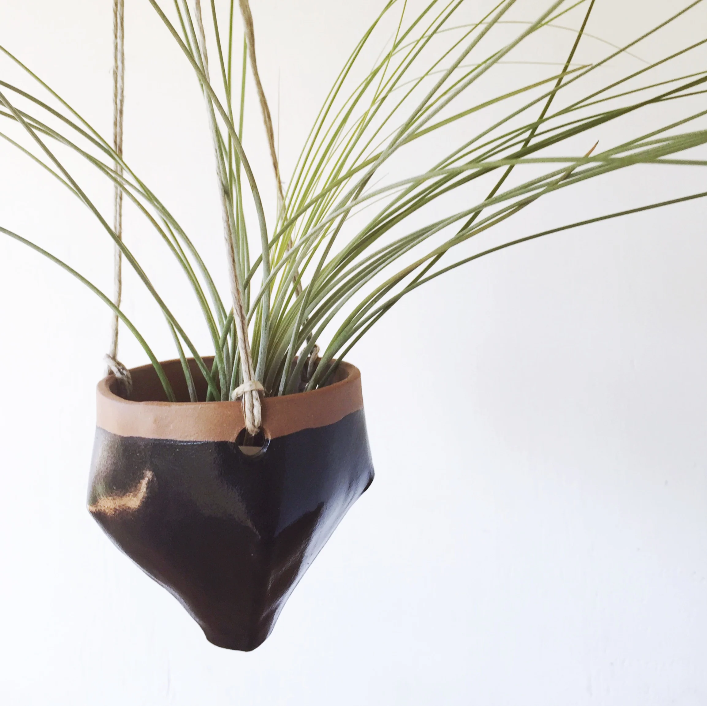 Ceramic Hanging Planter by Kristen Saksa Juen