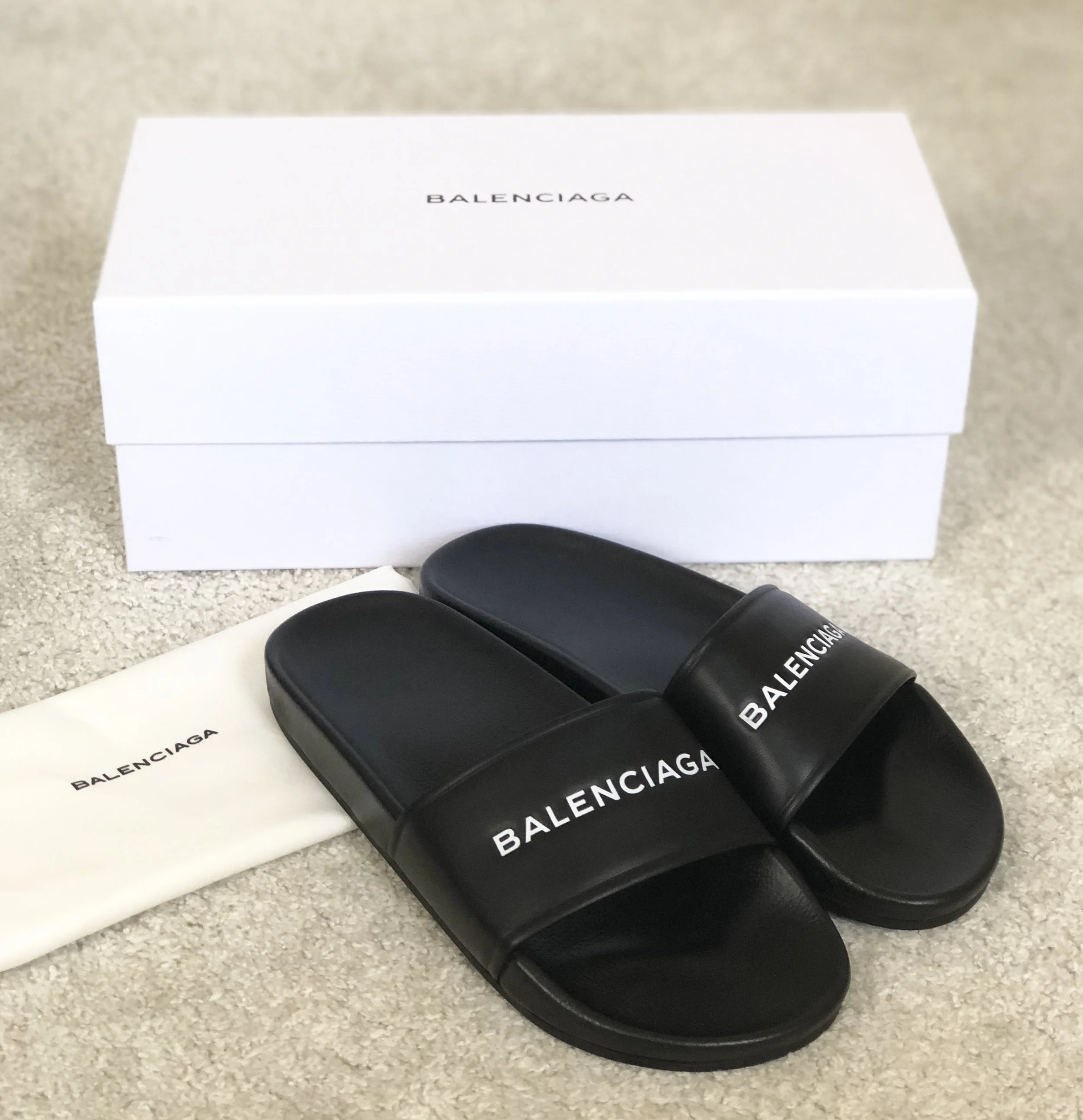 designer pool slide sandals