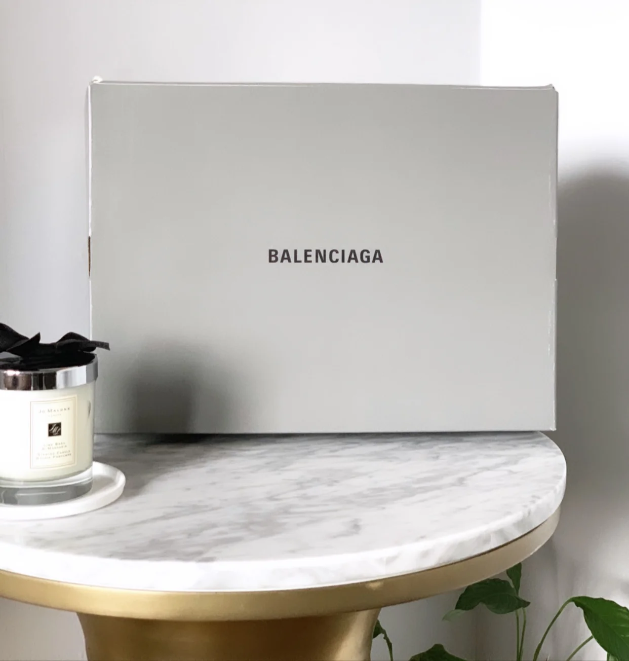 balenciaga triple s grey box