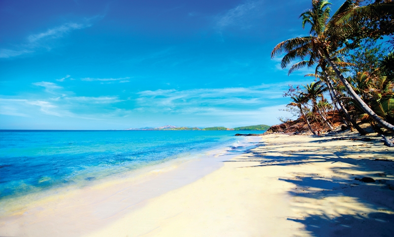 Devil's Beach, Nanuya Levu Island (Turtle Island), Fiji - "The Blue Lagoon" 