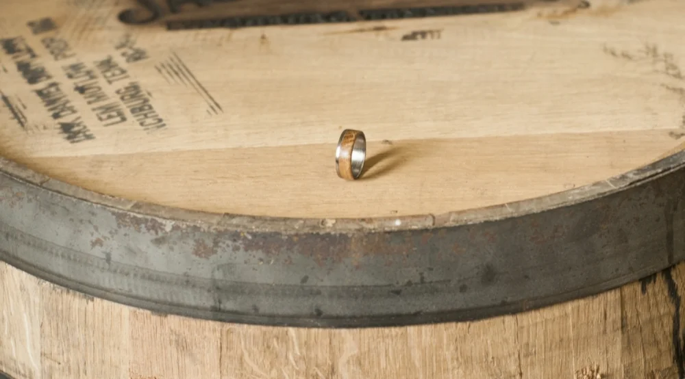 Whiskey Barrel Wedding Ring