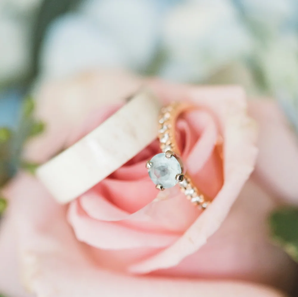 Custom Made Elk Antler Wedding Ring for Men by Staghead Designs. Photo taken by Ellen Adams Photography.