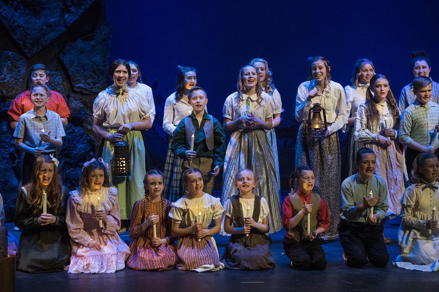 A scene from The Playmakers production of The Adventures of Tom Sawyer.