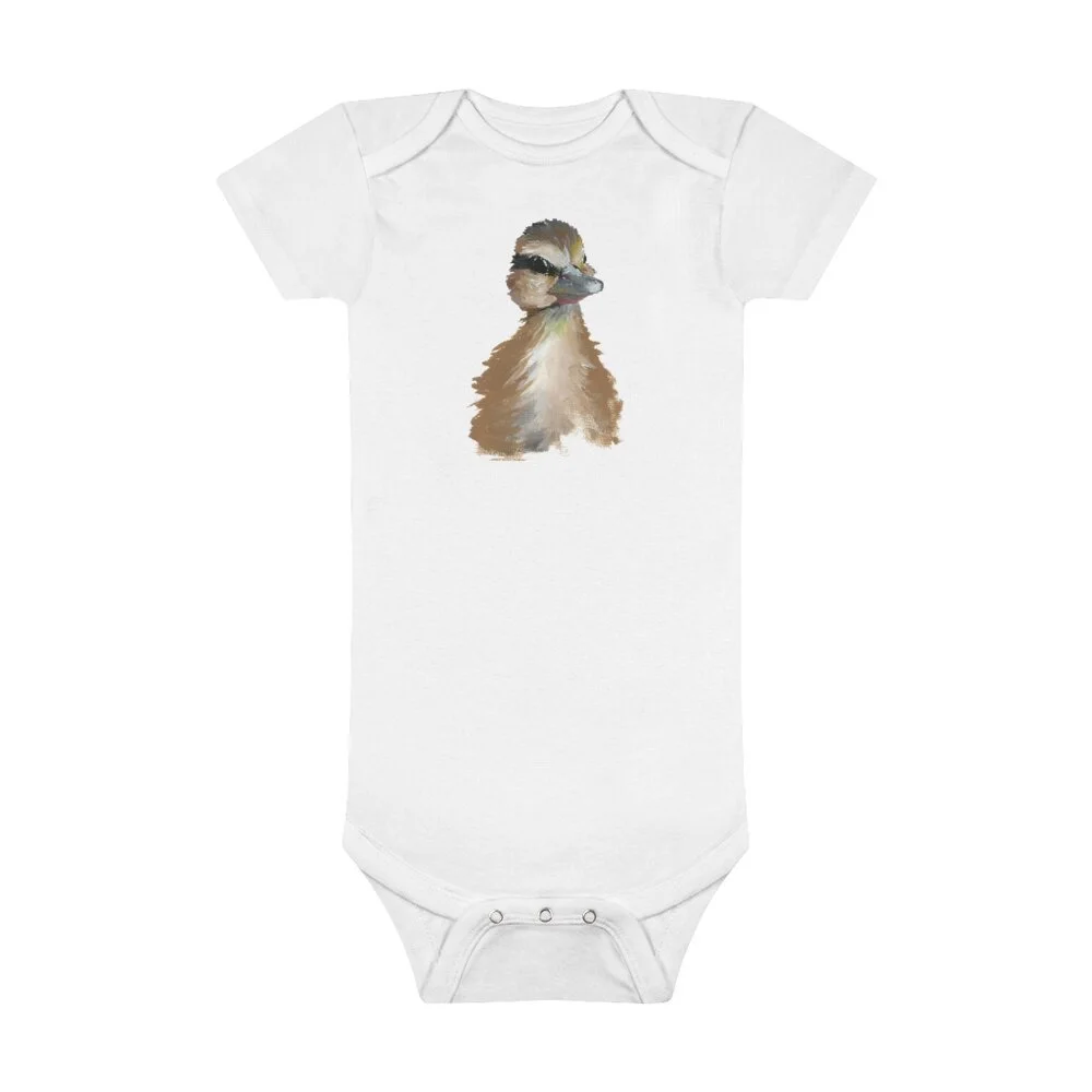 Infant's Duckling Short Sleeve Onesie - Infant Onesies - Baby Clothing - Newborn Clothes