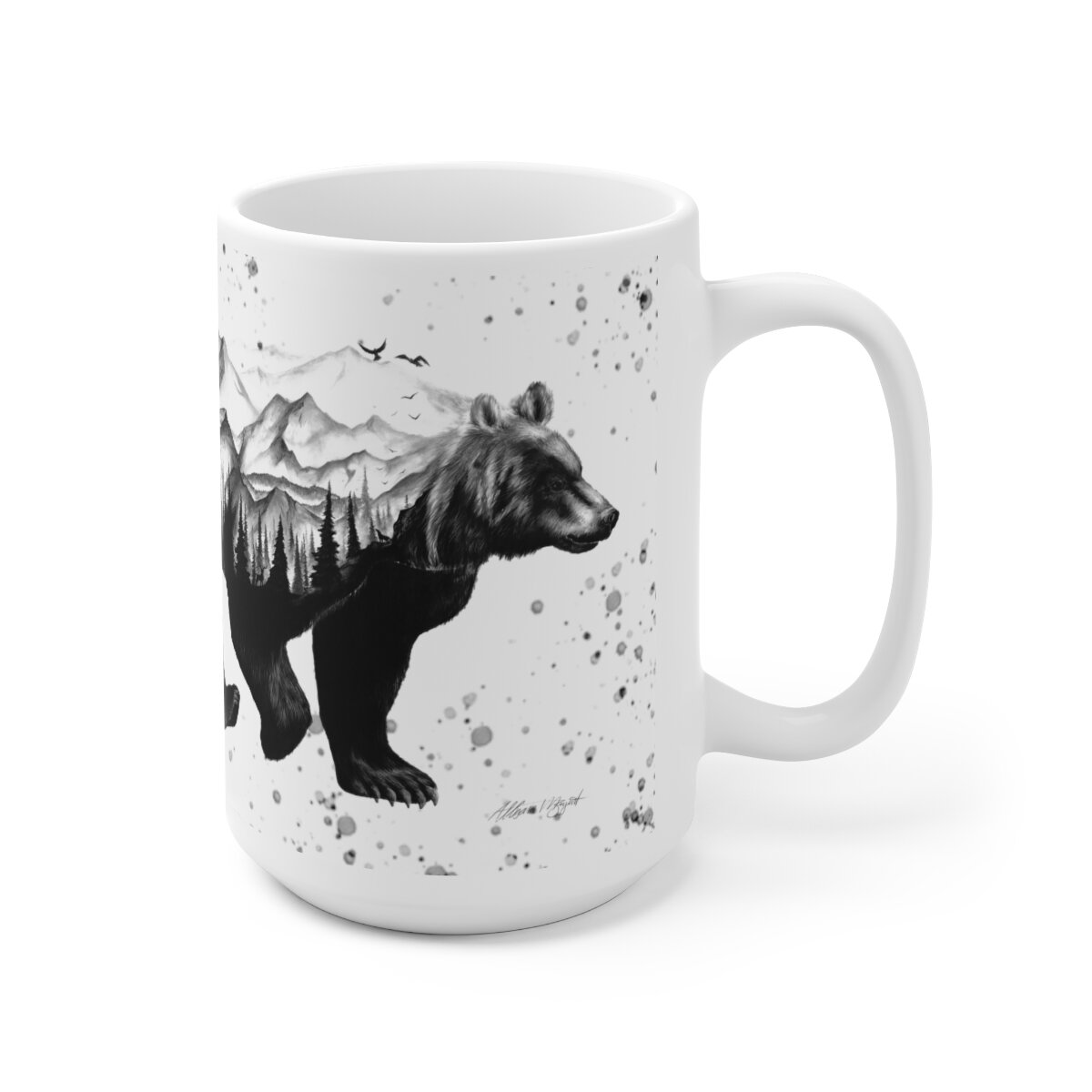 Ceramic Brown Bear Mug - 11oz Coffee Mug - Ceramic Mugs - Original Artwork  Print — BRYANT BARN