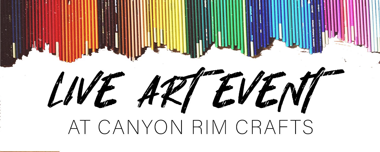 Live Art Drawing at Canyon Rim Crafts