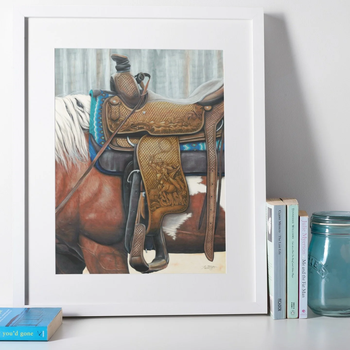 'Under Saddle' Fine Art Print