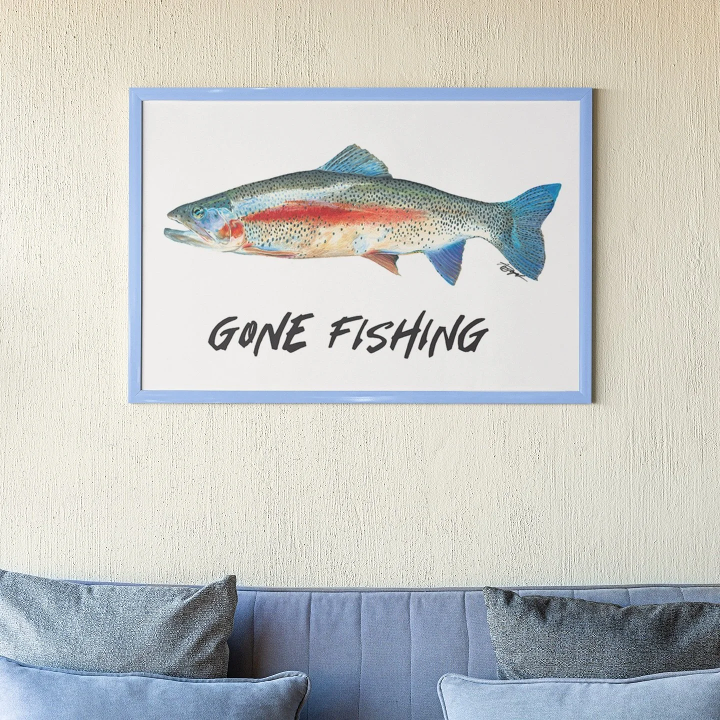 Gone Fishing Fine Art Print