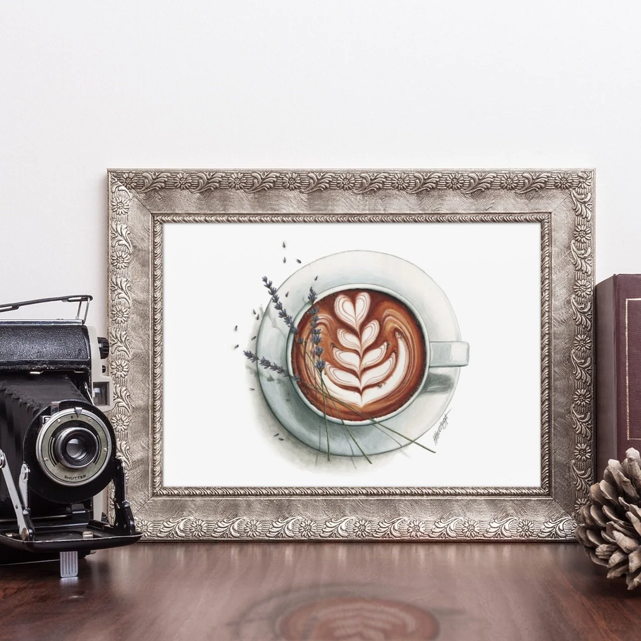 Lavender Latte Fine Art Print