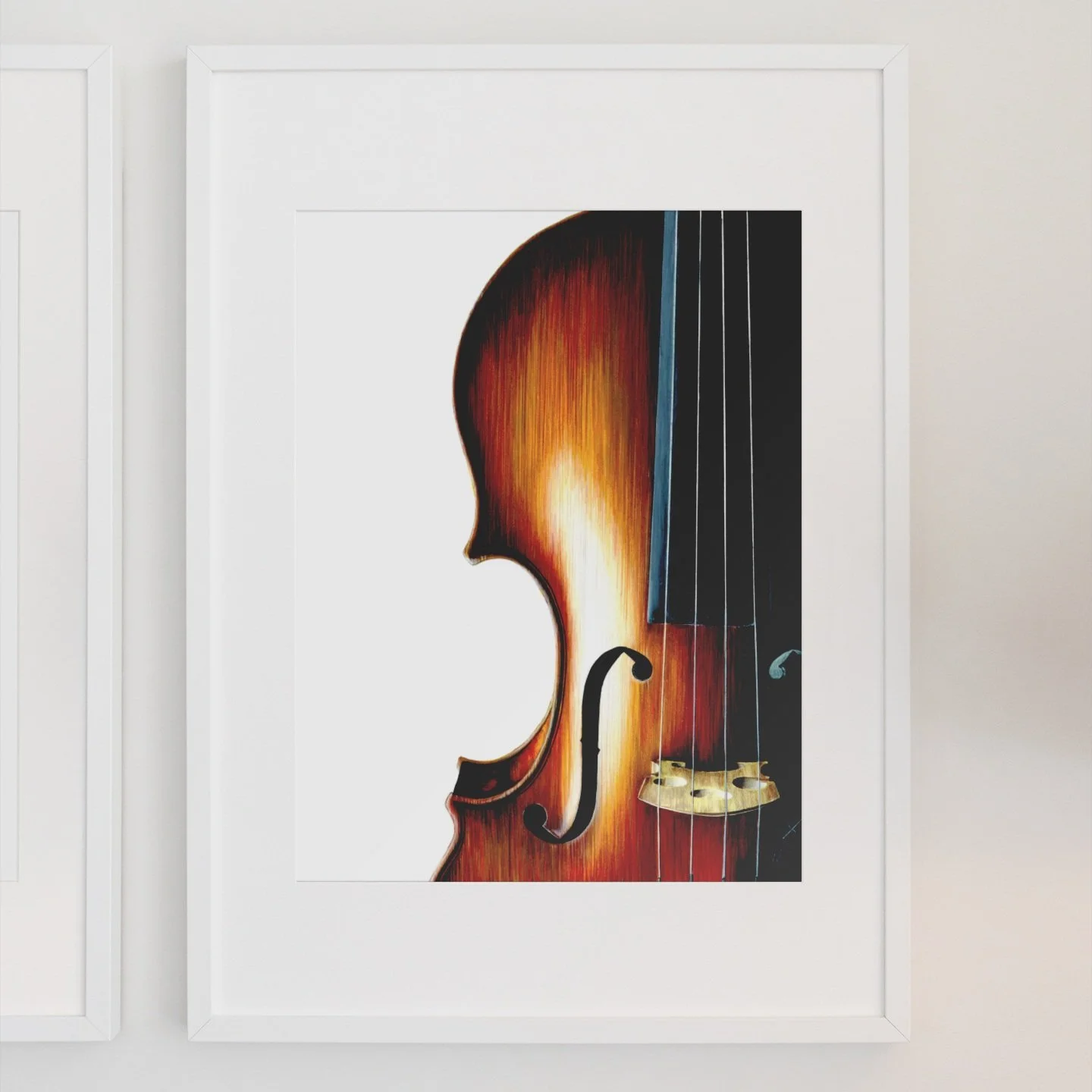 Grandpa's Violin Fine Art Print
