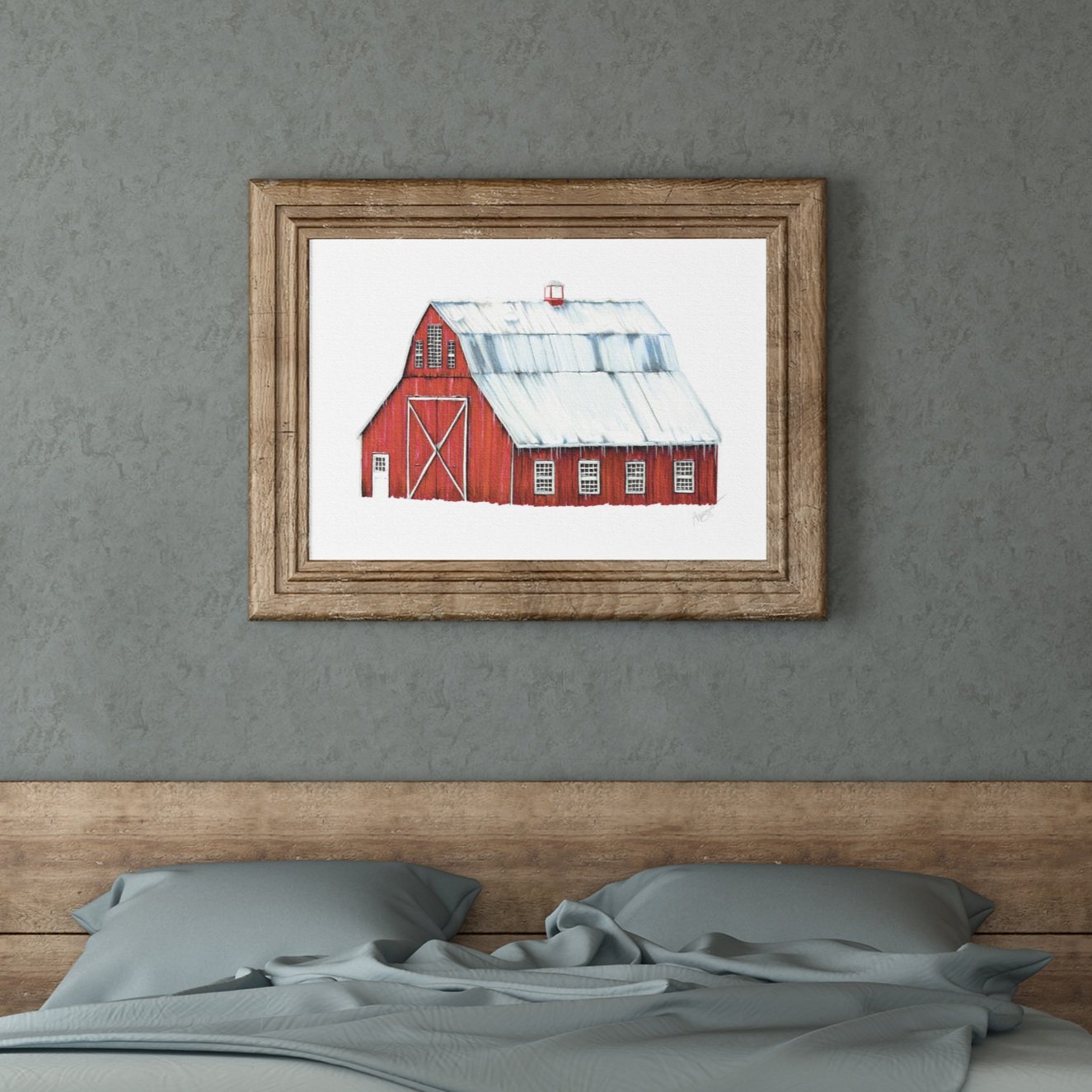 Old Red Barn Fine Art Prints