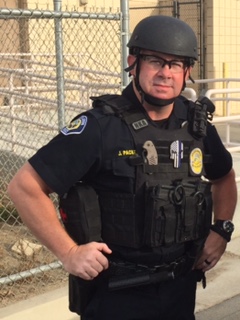 We will also be joined by Arvin, CA Police Officer Jeff Packebush. Officer Packebush was shot at the scene of a domestic violence call in December of 2014. Even though he had been shot, he continued to engage the suspect, taking the gun from him and initiating an arrest. For his heroism, Officer Packebush was awarded the California Attorney General's Certificate of Valor (and the Purple Heart from his department). 