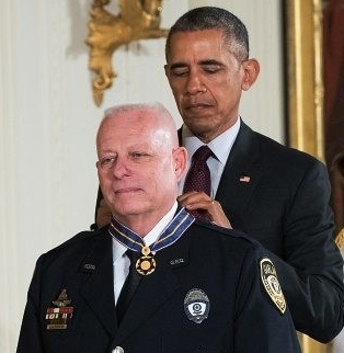 Texas Police Officer Greg Stevens will be with us...