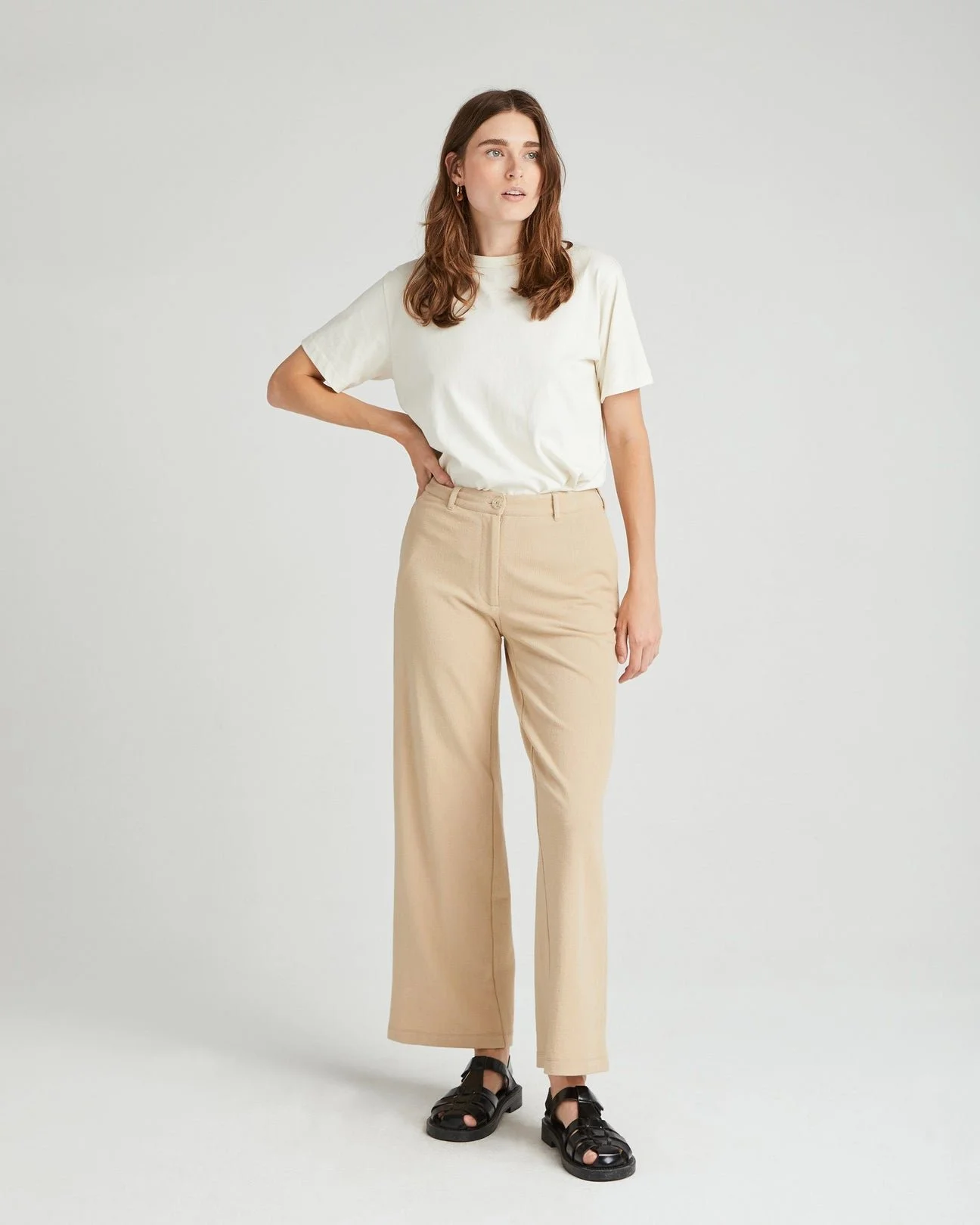 Richer Poorer- Rustic Wide Leg Trouser 