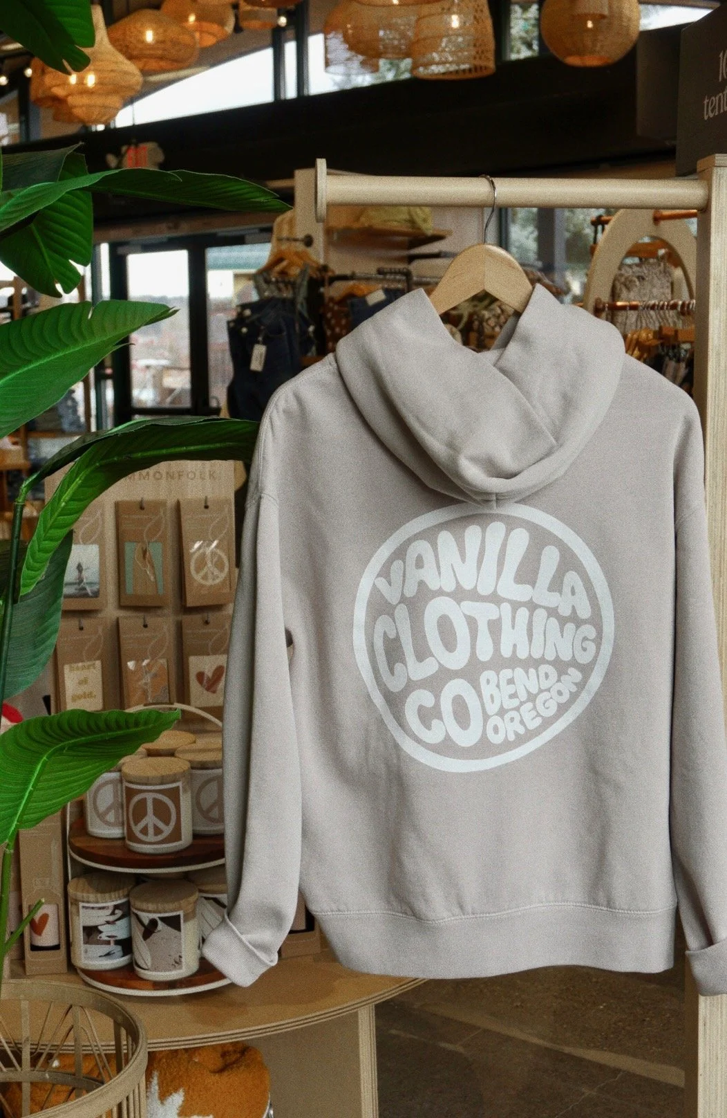 Vanilla Relaxed Washed Hoodie — Vanilla