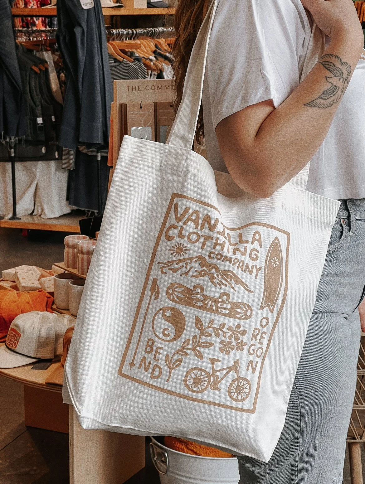 Vanilla Market Tote Bag