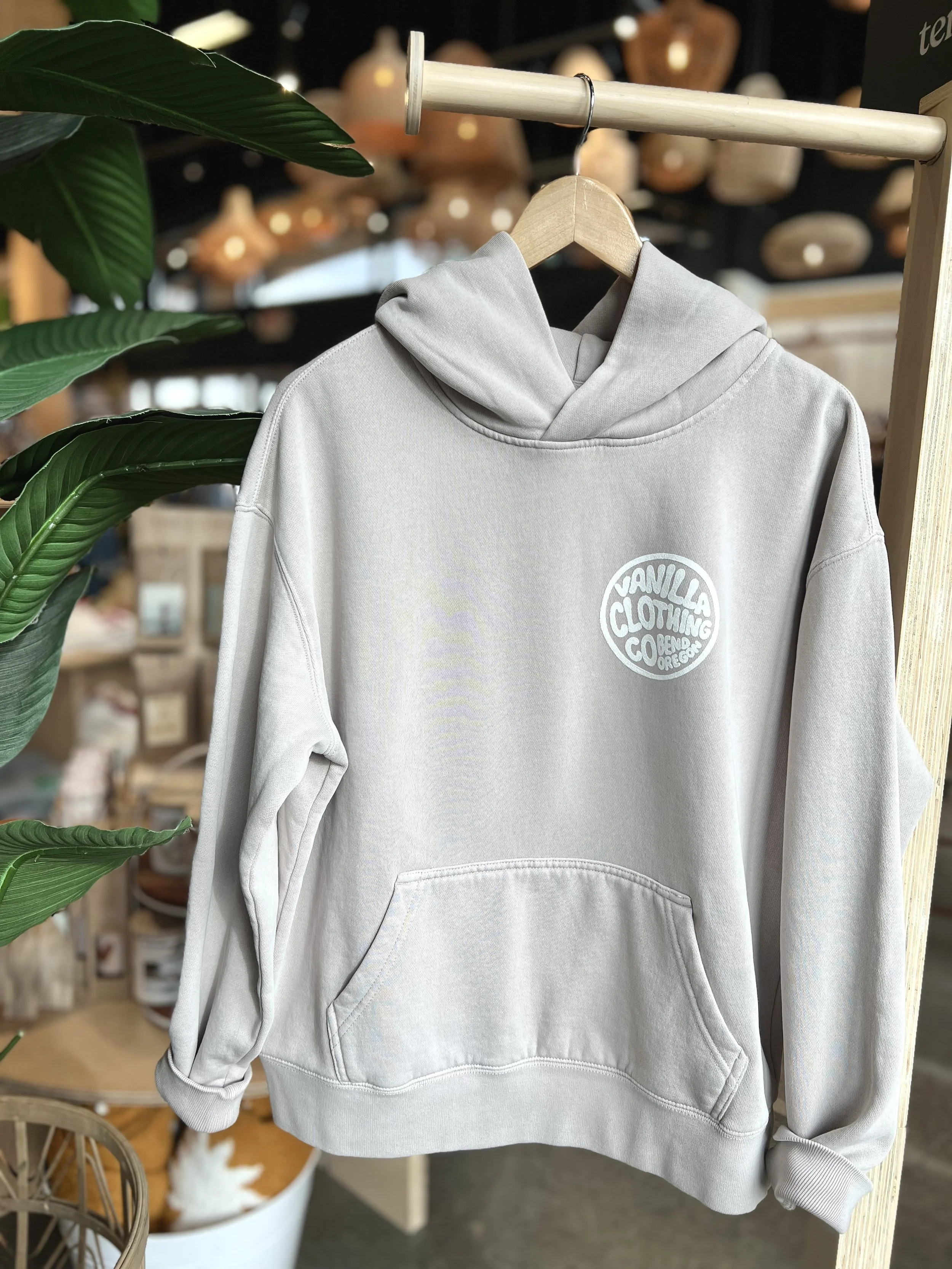 Vanilla Relaxed Washed Hoodie — Vanilla