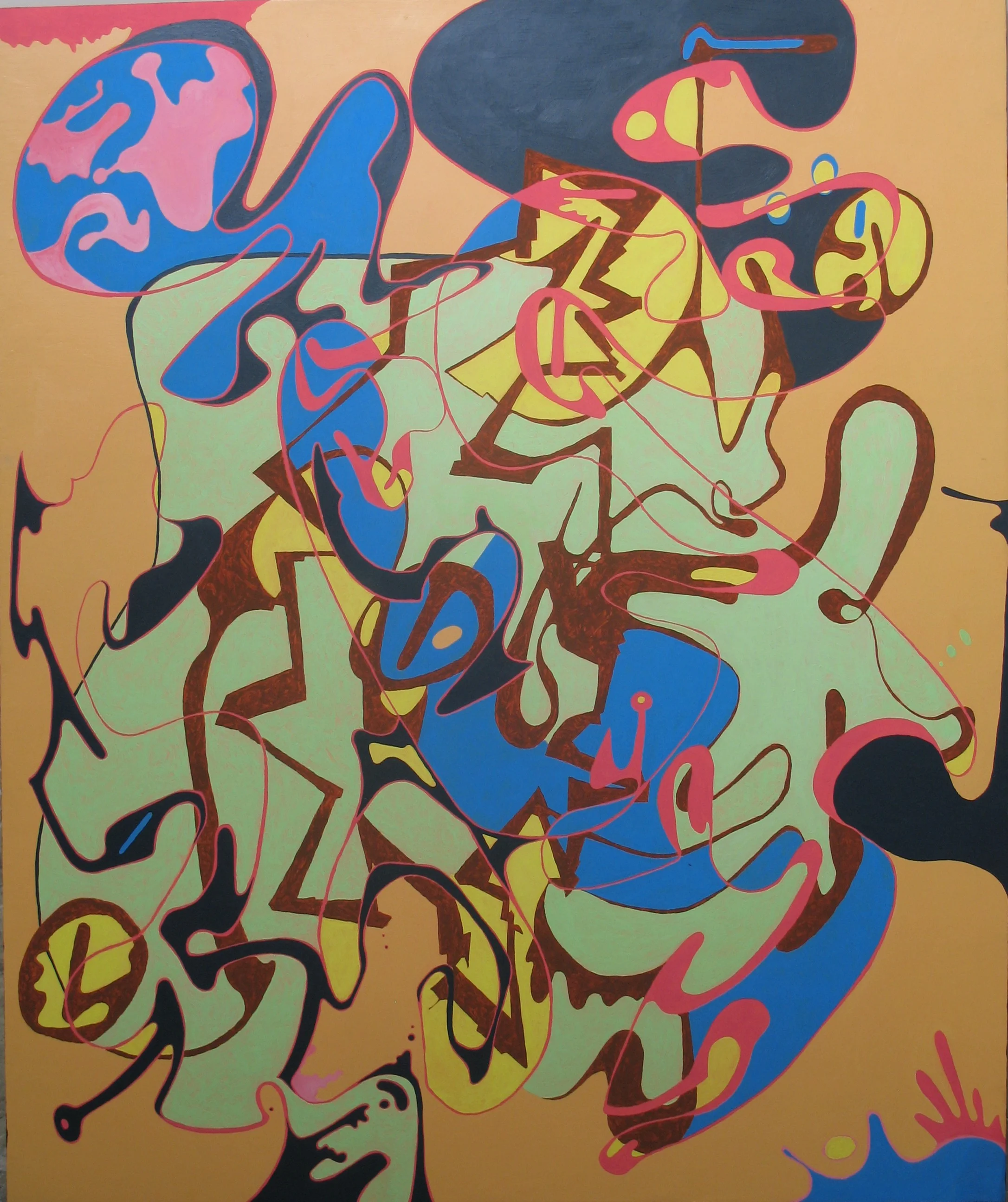 Waterjug,Acrylic and Vinyl on panel,47x39 inches.2007.JPG