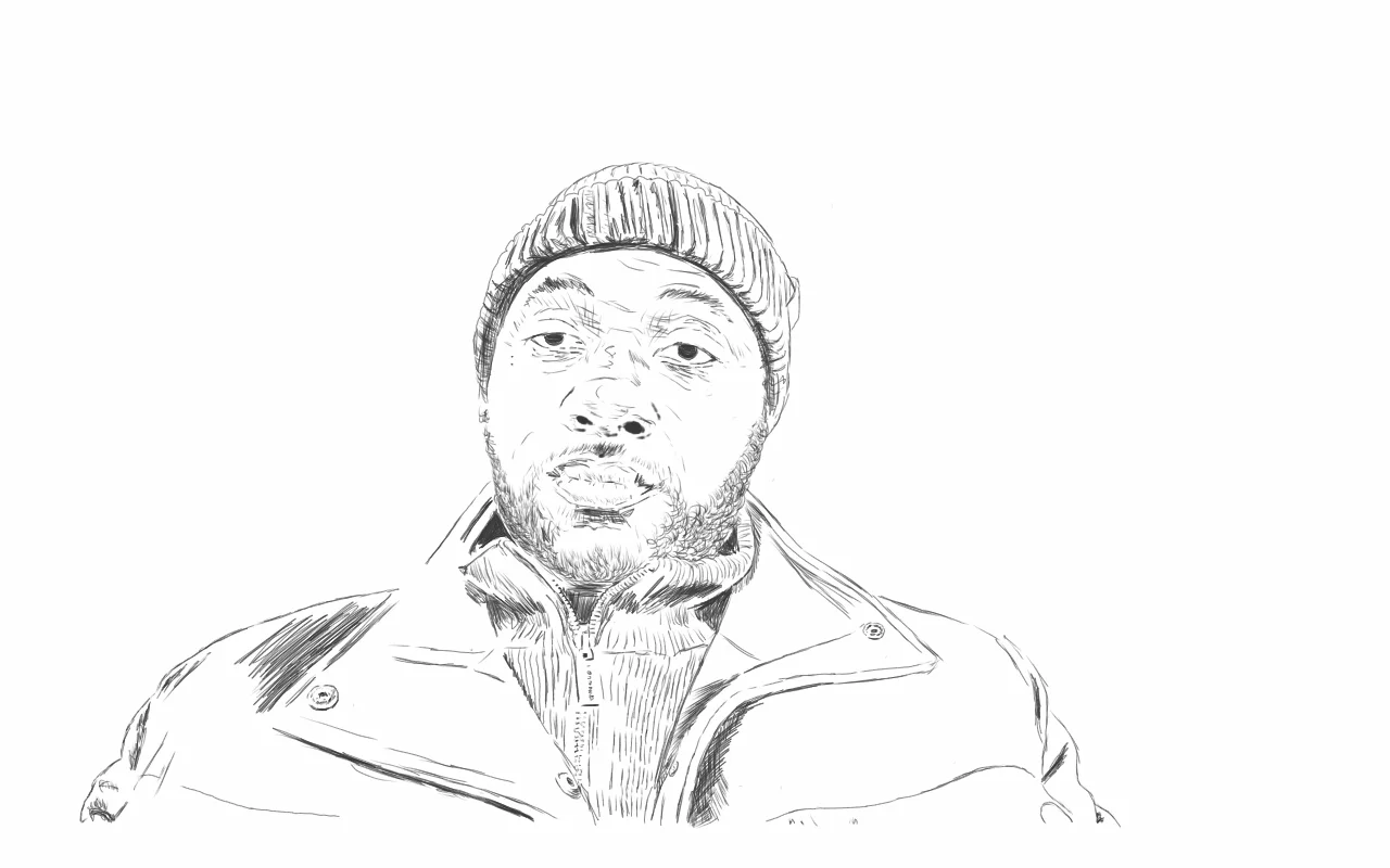 Self portrait using Autodesk sketchbook