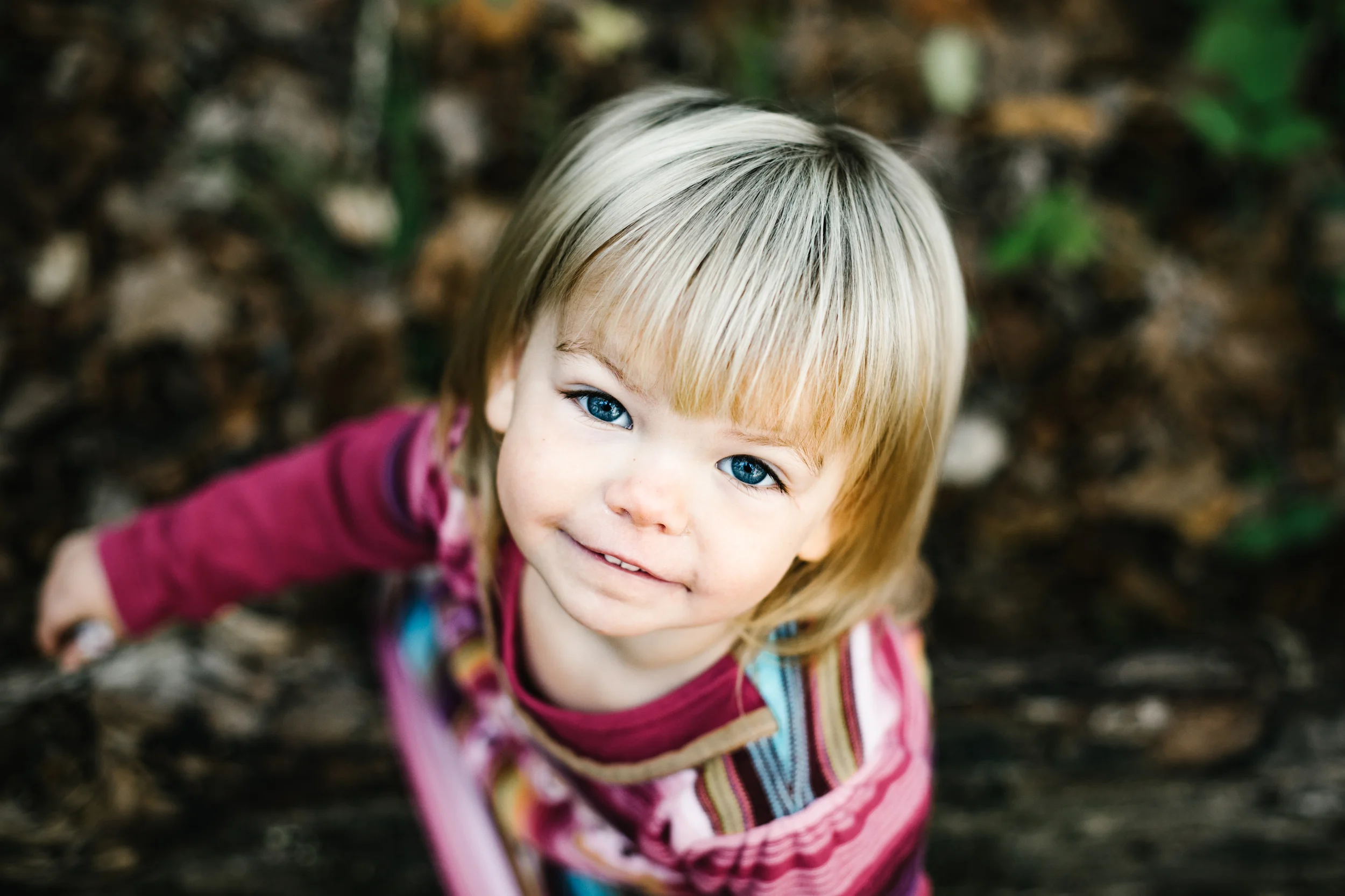young blond toddler