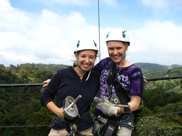  My first zip line experience! 