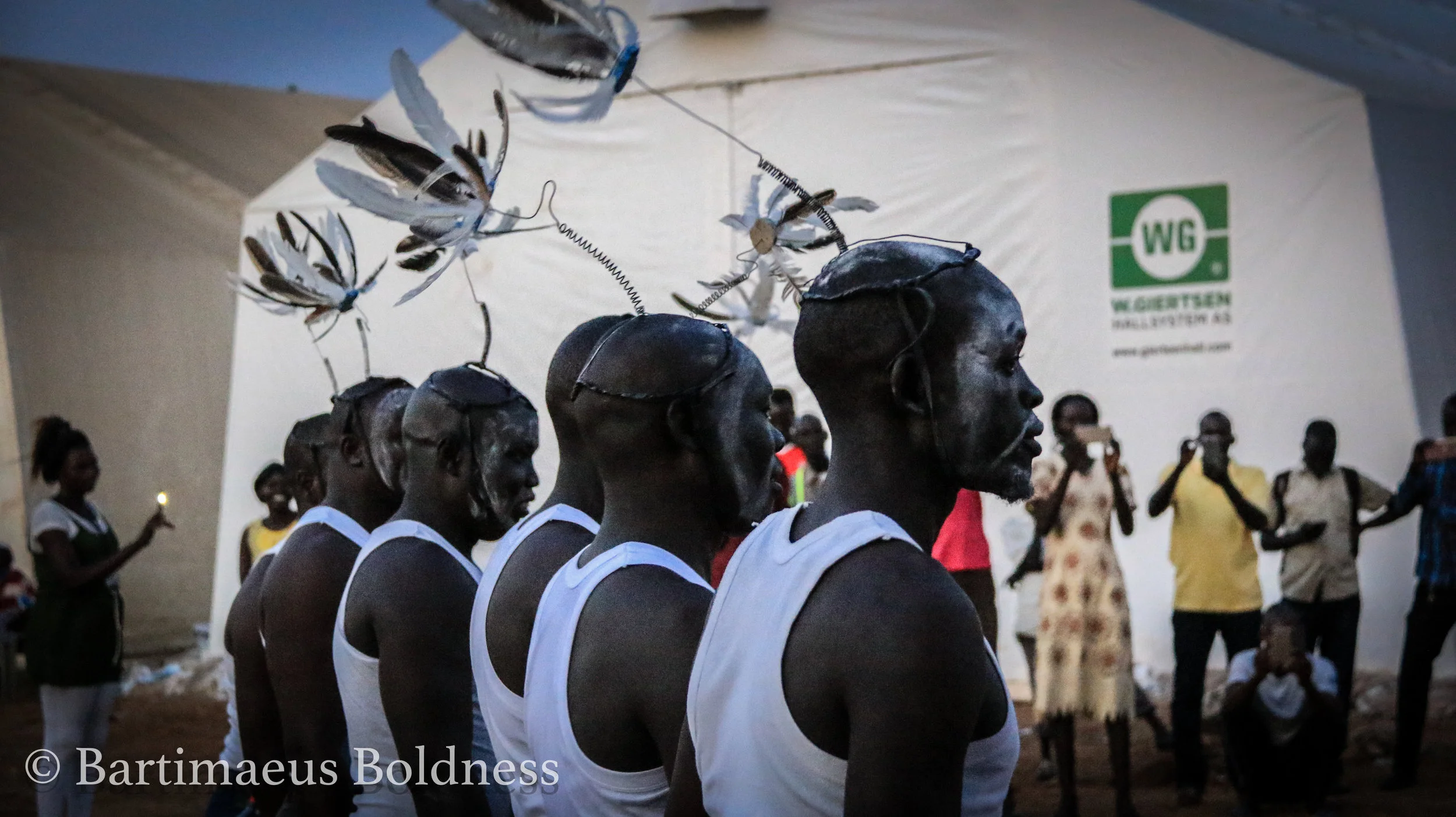 The men of the Acholi. 