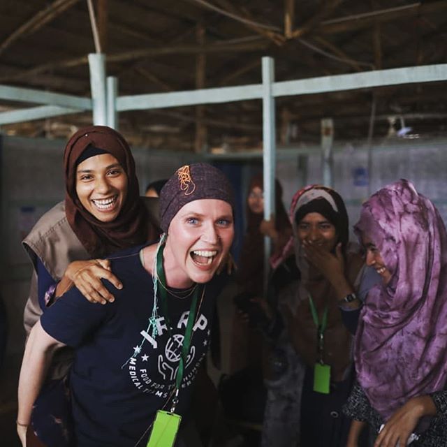 Last day in the camp 😭😭. I'm over the 🌙 overflowing with gratitude for the past 8mo of life in Bangladesh and for all of the love that I have been shown.  I've had the opportunity to work with an absolutely amazing team who inspire me and teach me
