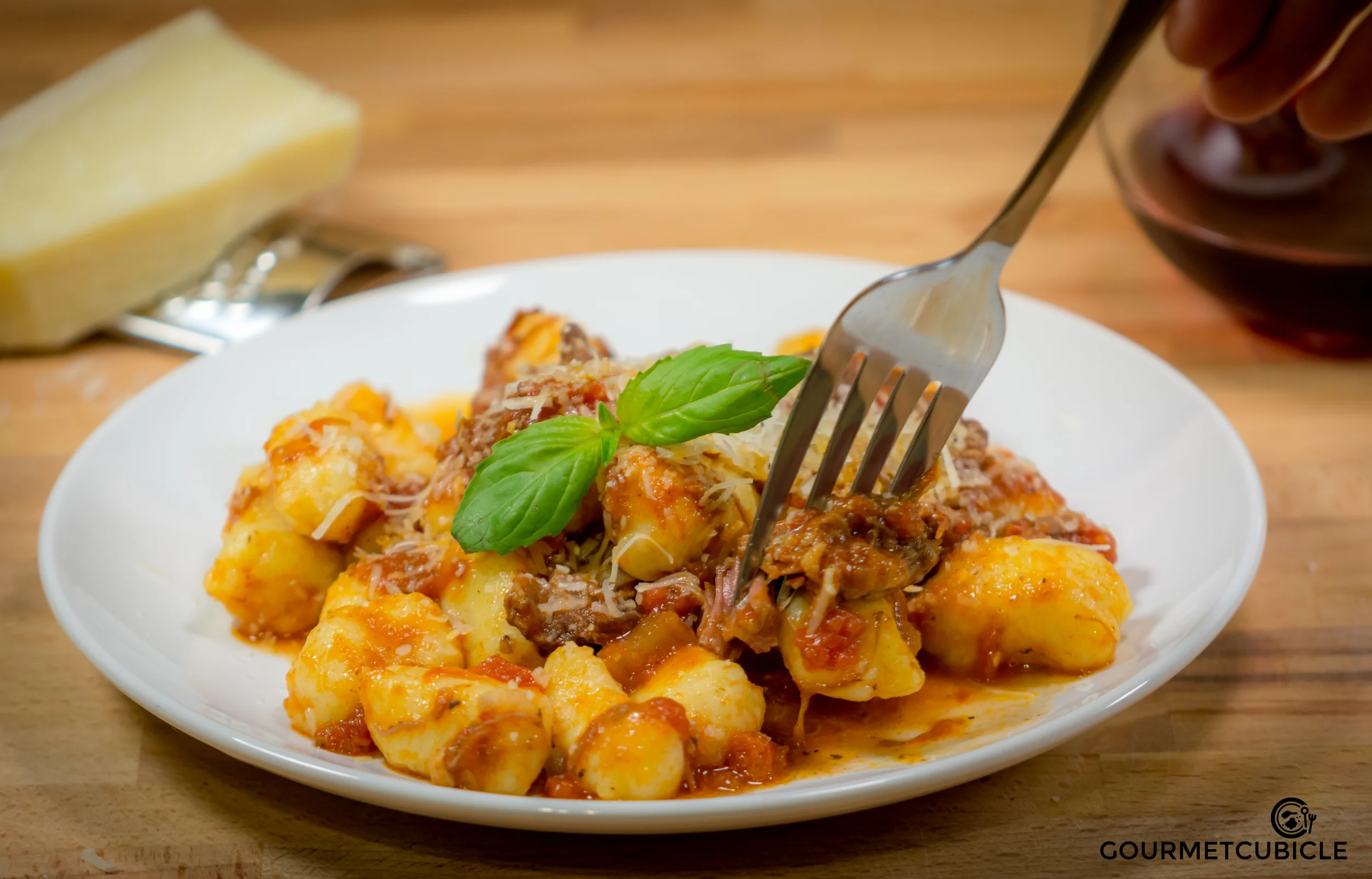Slow Cooked Oxtail and Short Rib Ragù With Homemade Gnocchi