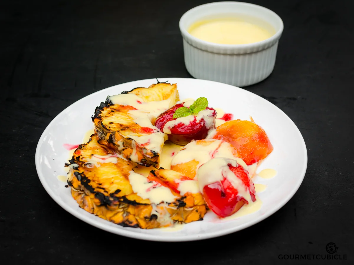 Grilled Fruit with Zabaione