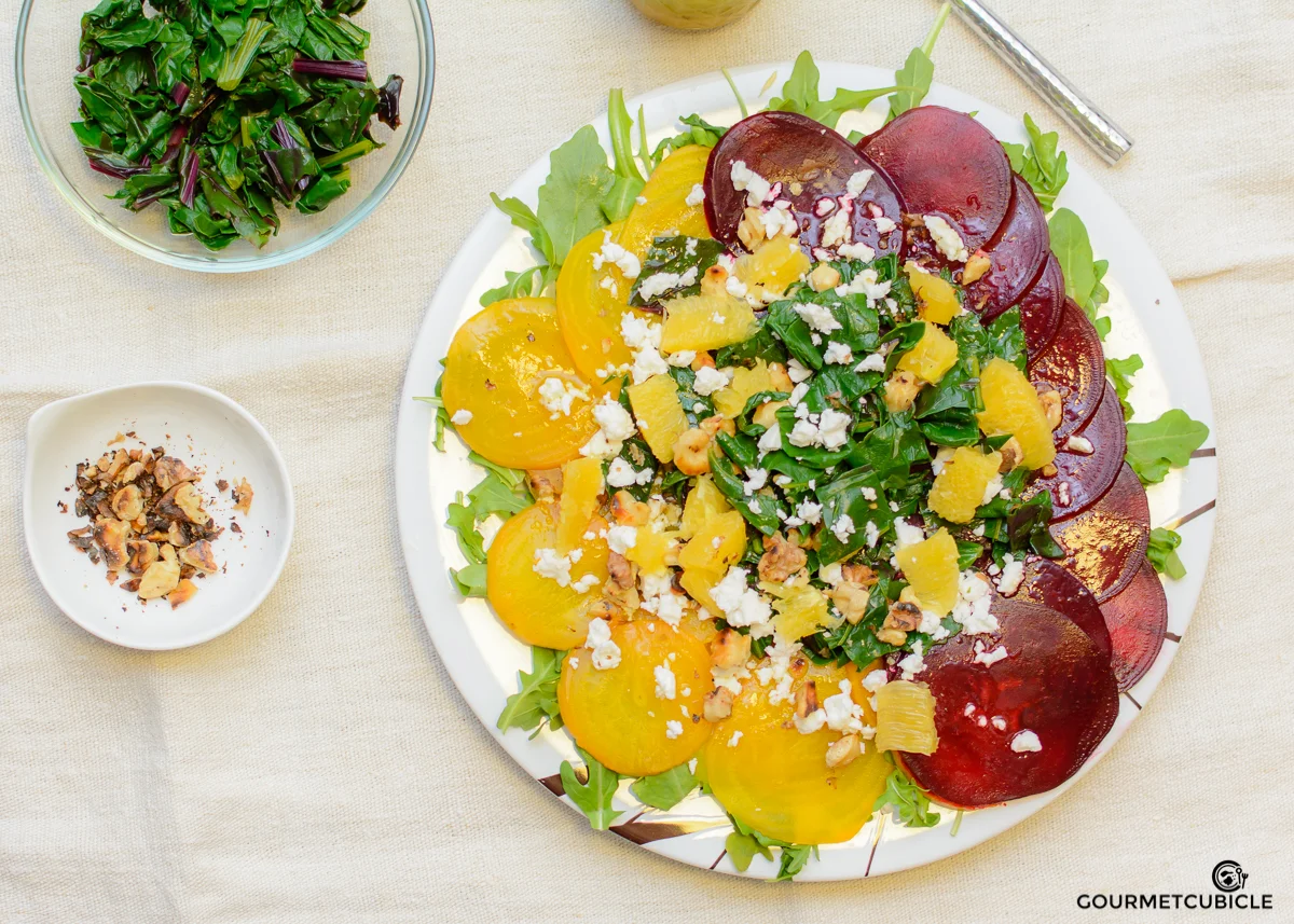 Beet Carpaccio with Citrus Vinaigrette