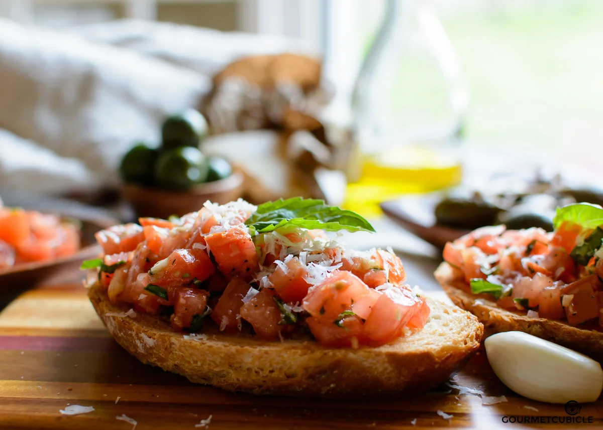 Tomato and Basil Bruschetta
