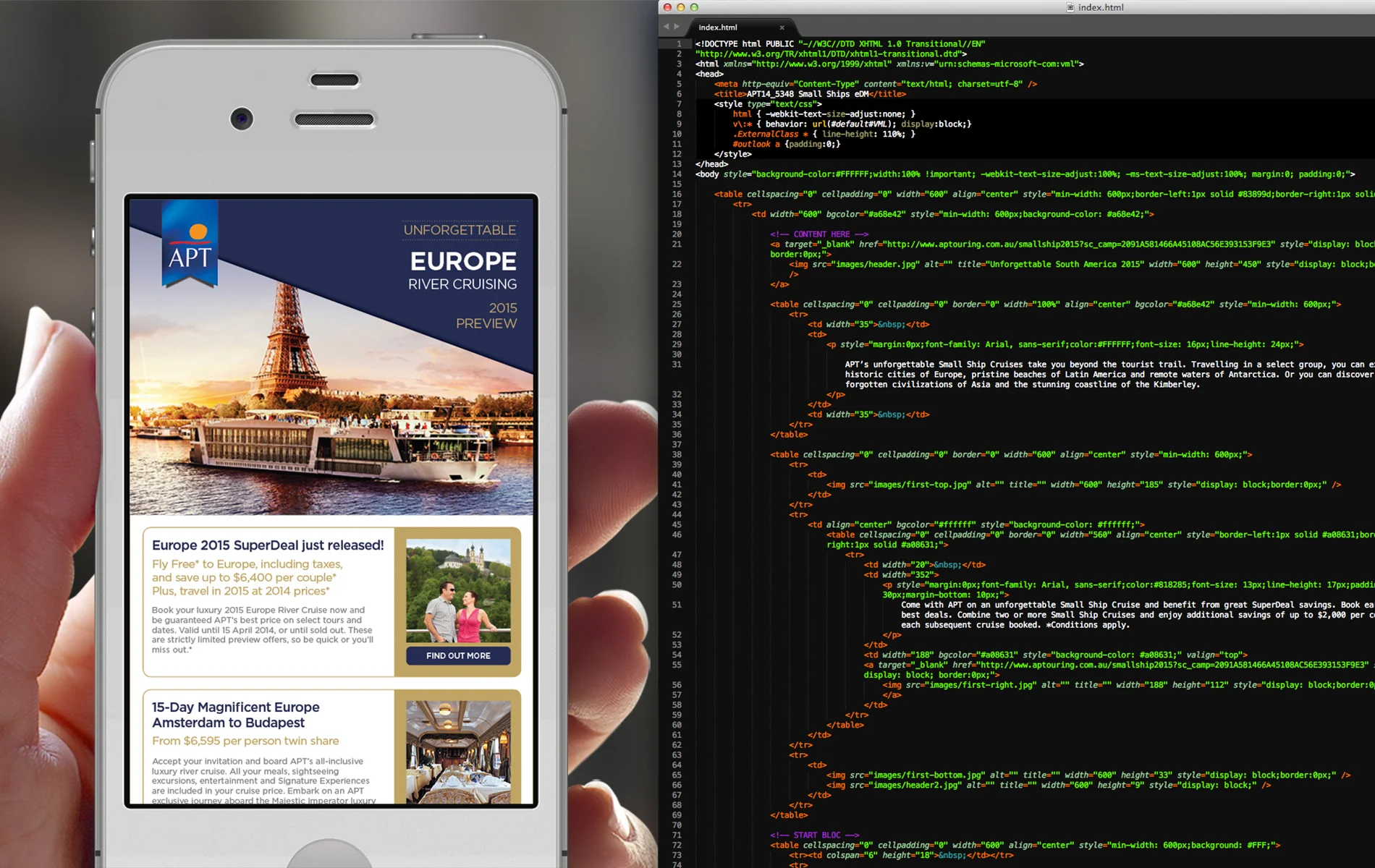 eDM & Front-End Development