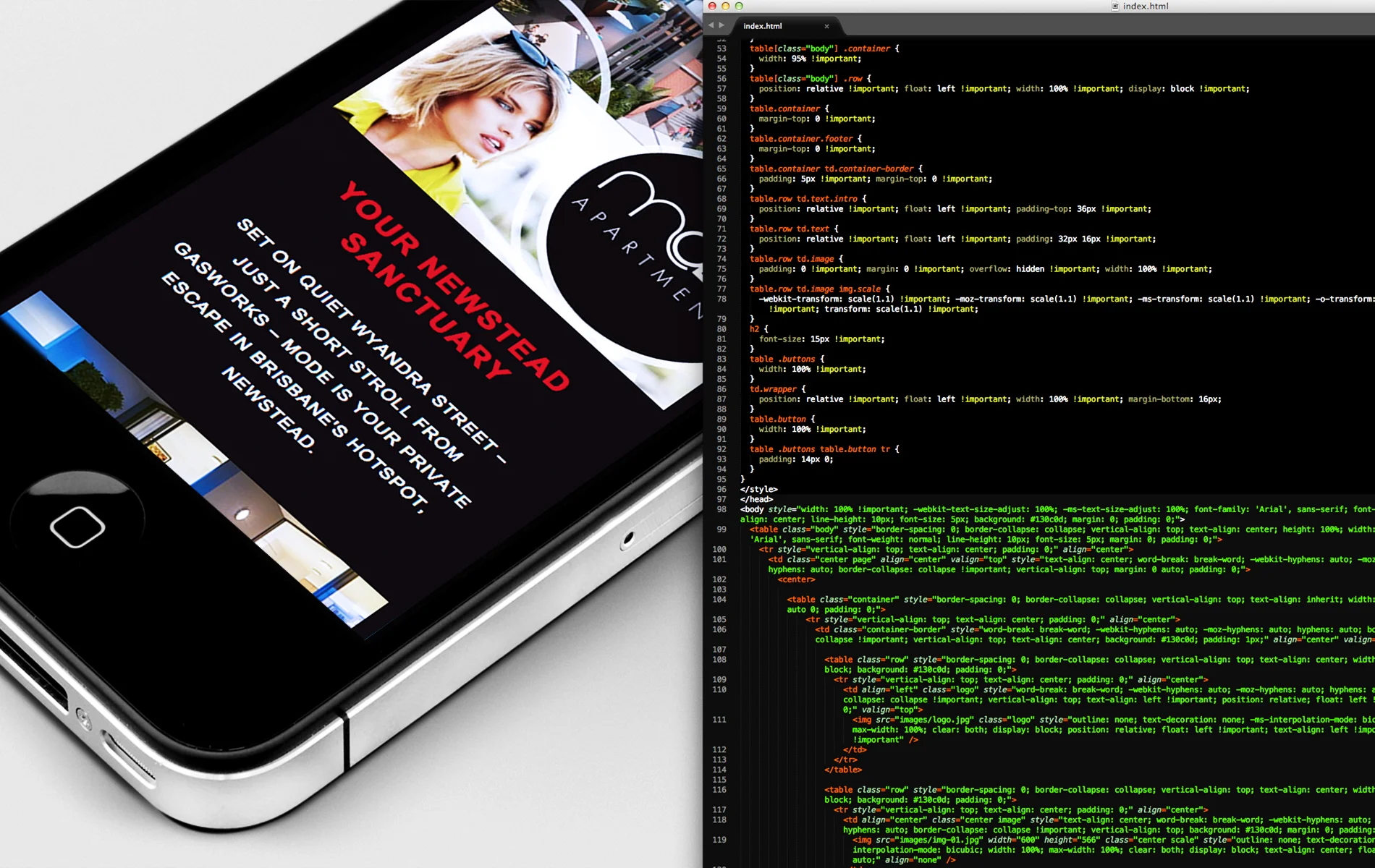 eDM & Front-End development (Responsive)