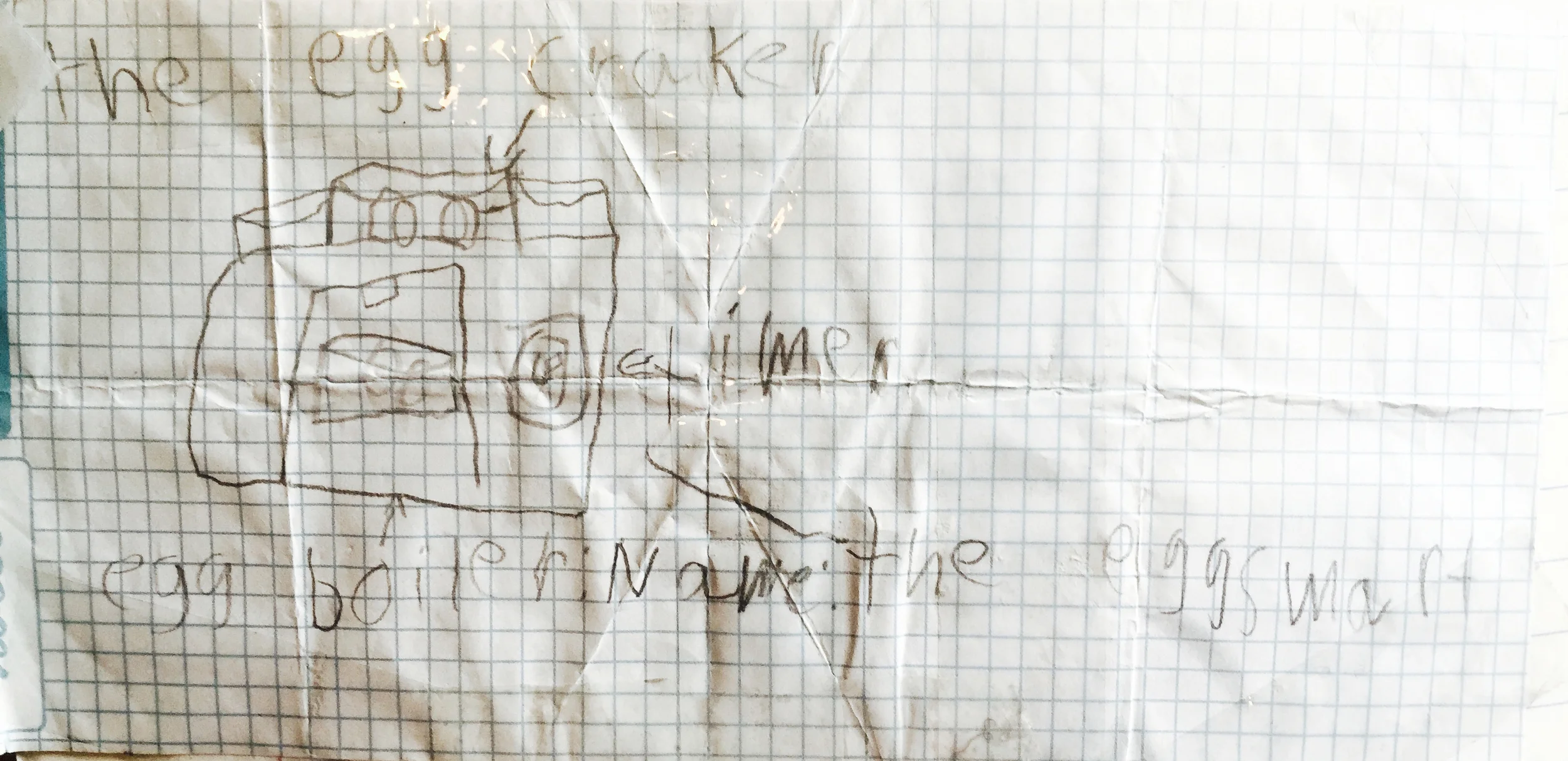The Eggsmart by 7-year old, Silvestre Earle. I'll © this, just in case.