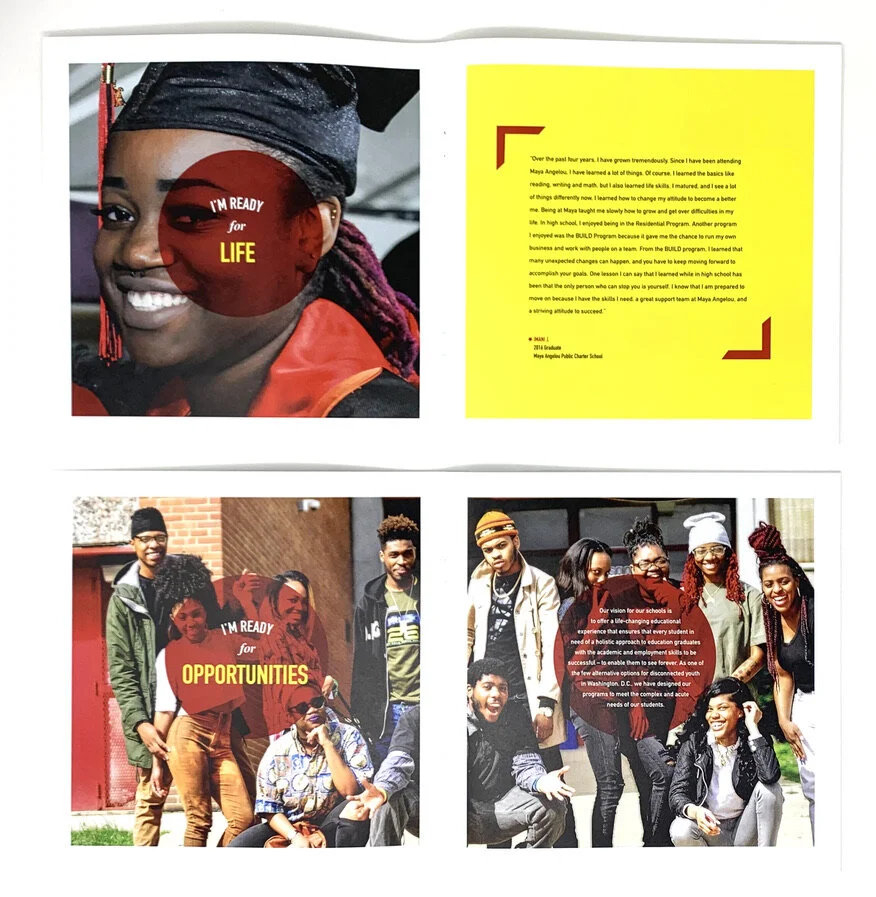 Bold page spreads