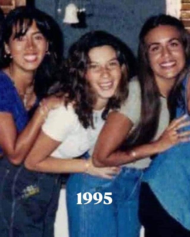 Girls night out 30+ years ago, swap to fast forward to current times.