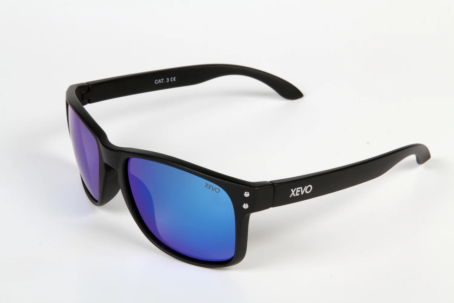 POLARIZED XV BLACK CAT BLUE MIRROR — Xevo Optics