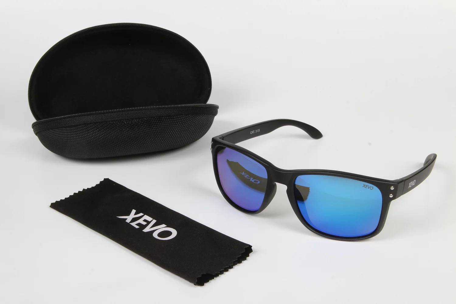 POLARIZED XV BLACK CAT BLUE MIRROR — Xevo Optics