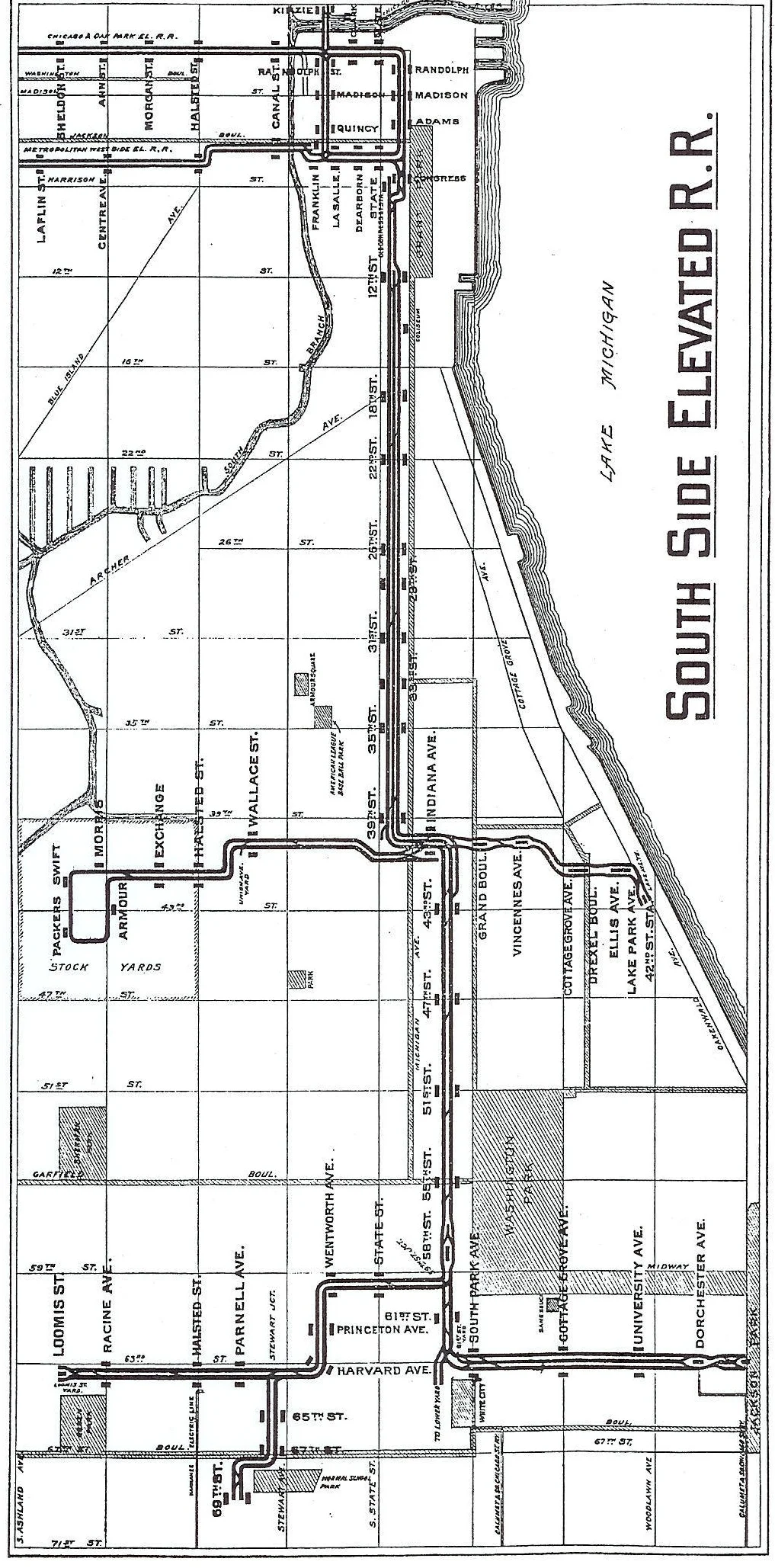 South Side Elevated Railroad - 1913