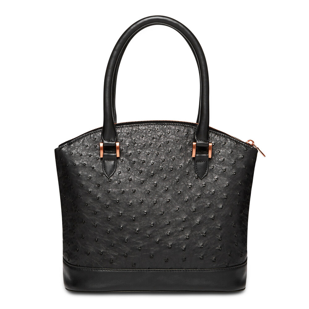 mode Normalt Bageri Victoria & Maude — Lady Bag Ostrich Leather Handbag